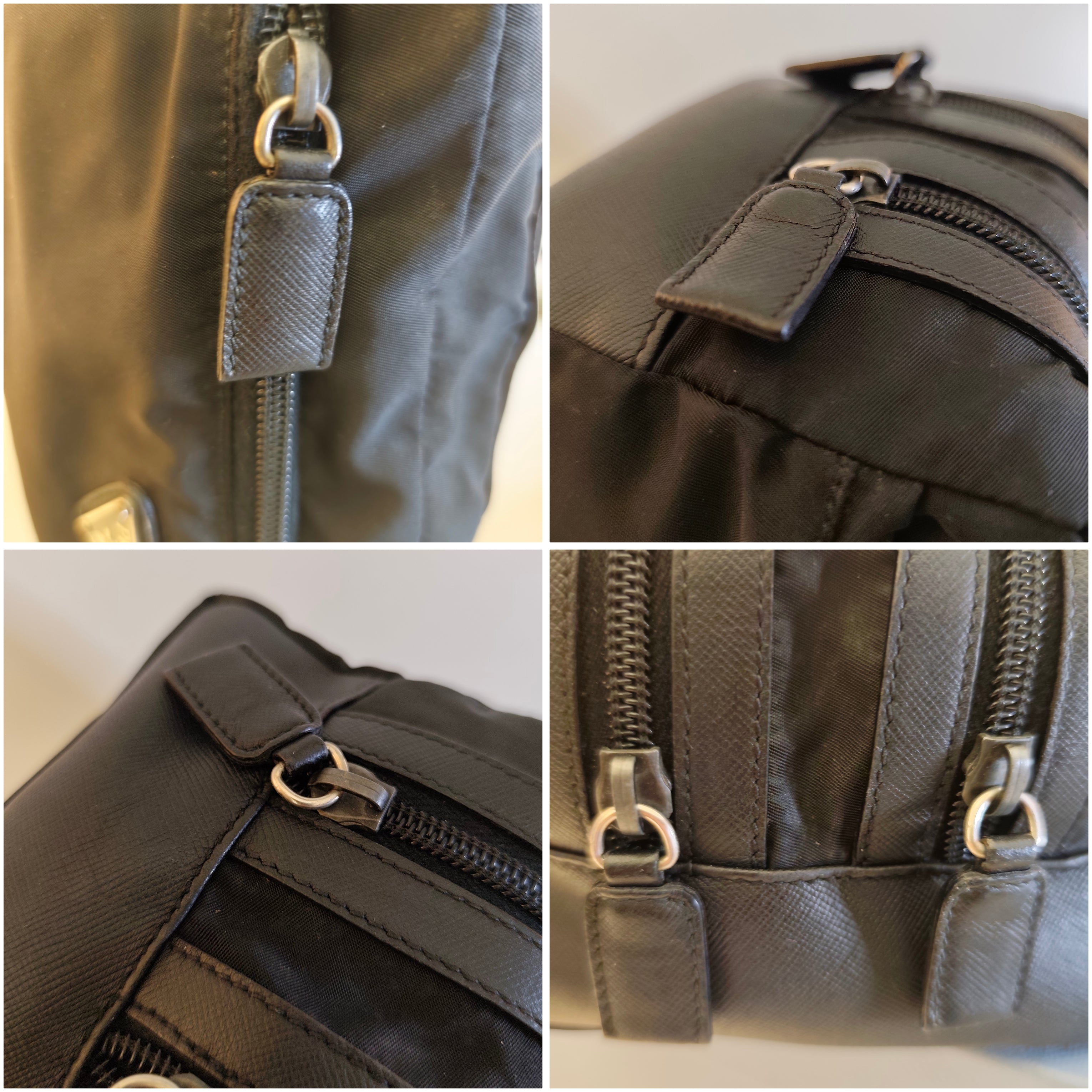 Prada - Trousse Toilette da Viaggio Re-Nylon e Saffiano Nera