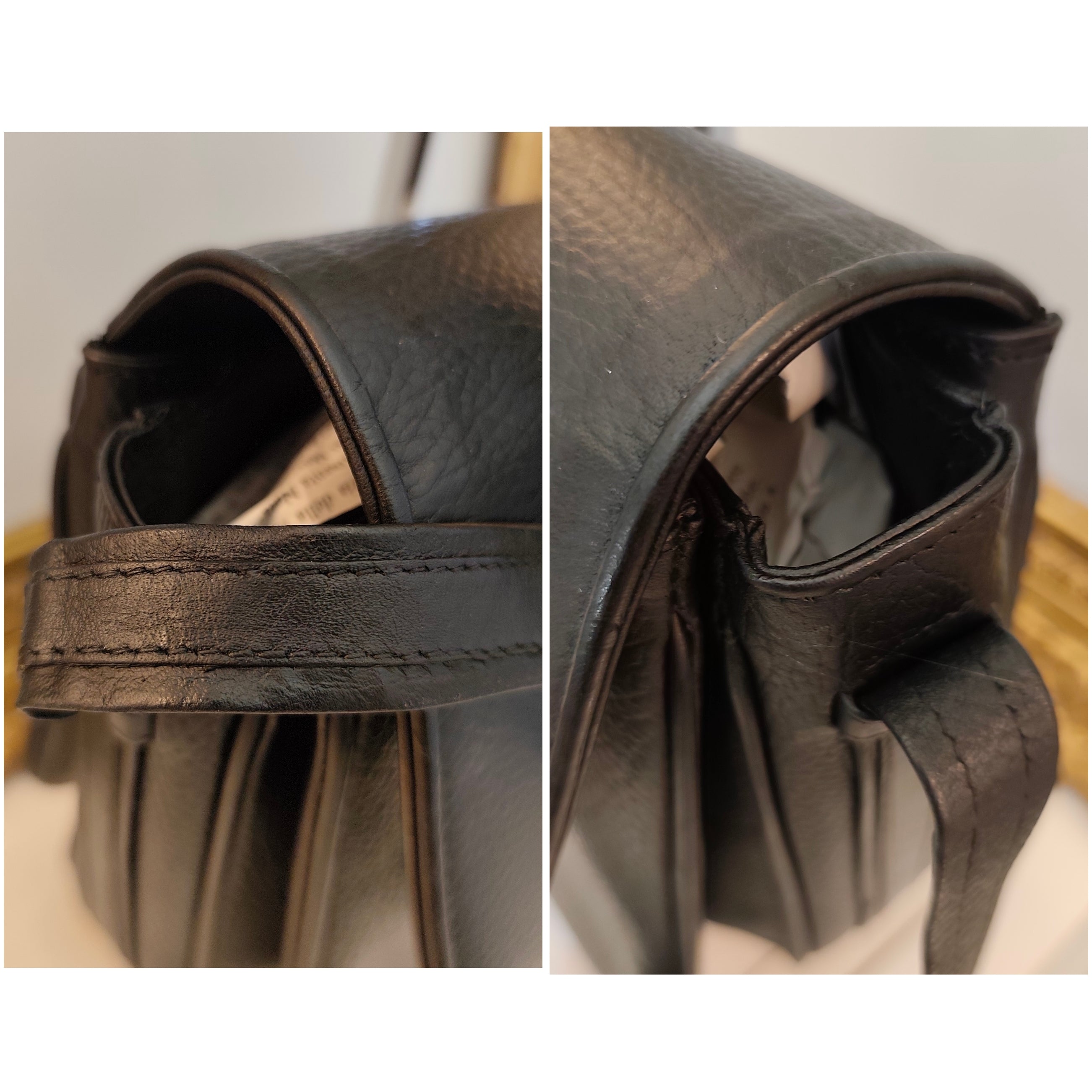 Cartier – Camera Bag Vintage in Pelle Nera