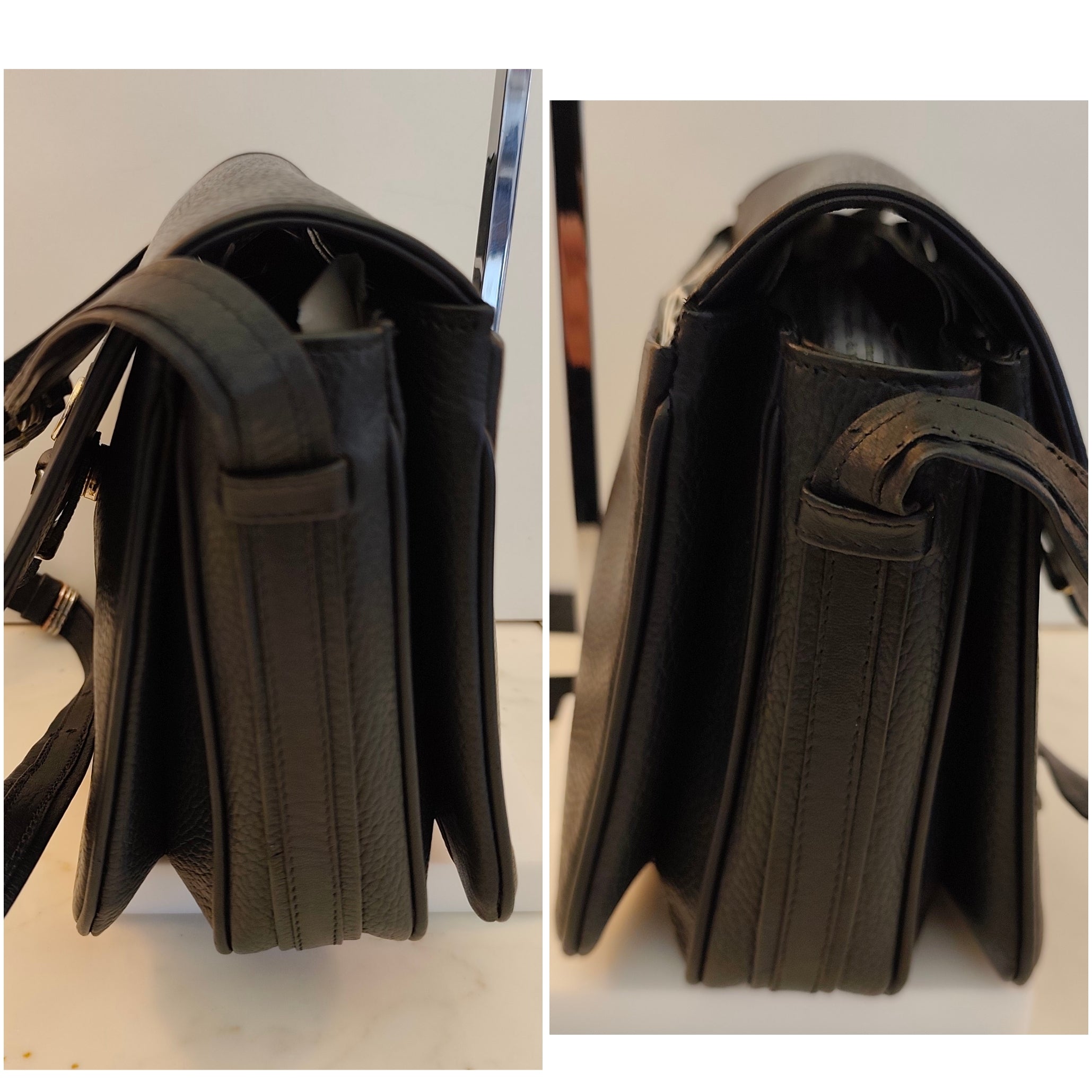 Cartier – Camera Bag Vintage in Pelle Nera