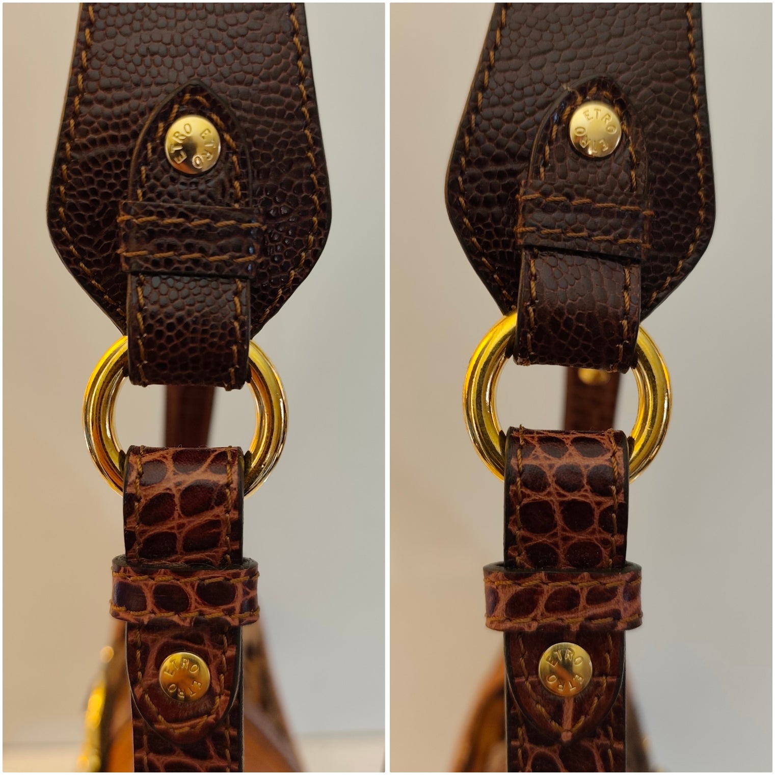 Etro - Baguette a Spalla Paisley Jacquard, croco e cavallino Edizione Limitata Ultra Rara