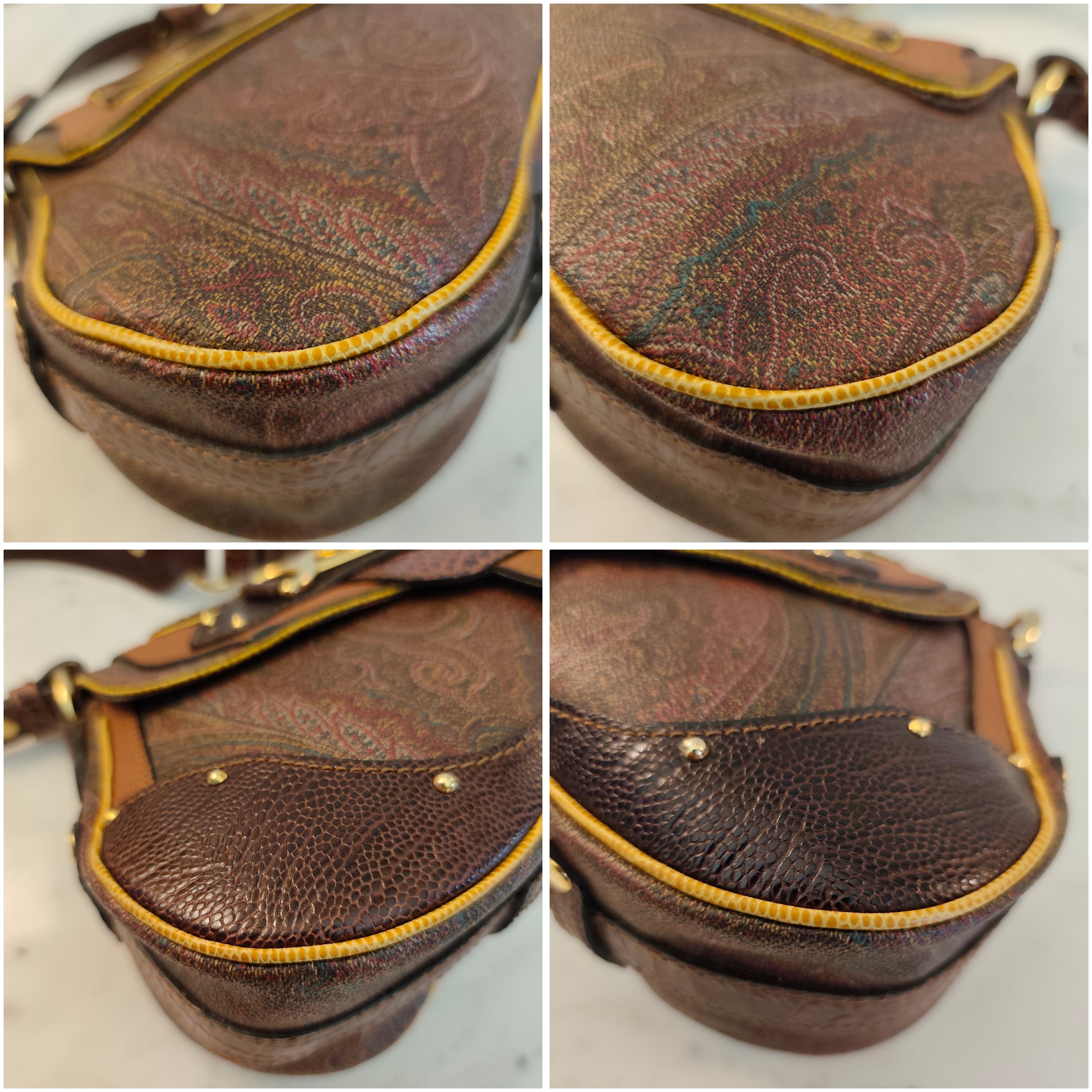 Etro - Baguette a Spalla Paisley Jacquard, croco e cavallino Edizione Limitata Ultra Rara