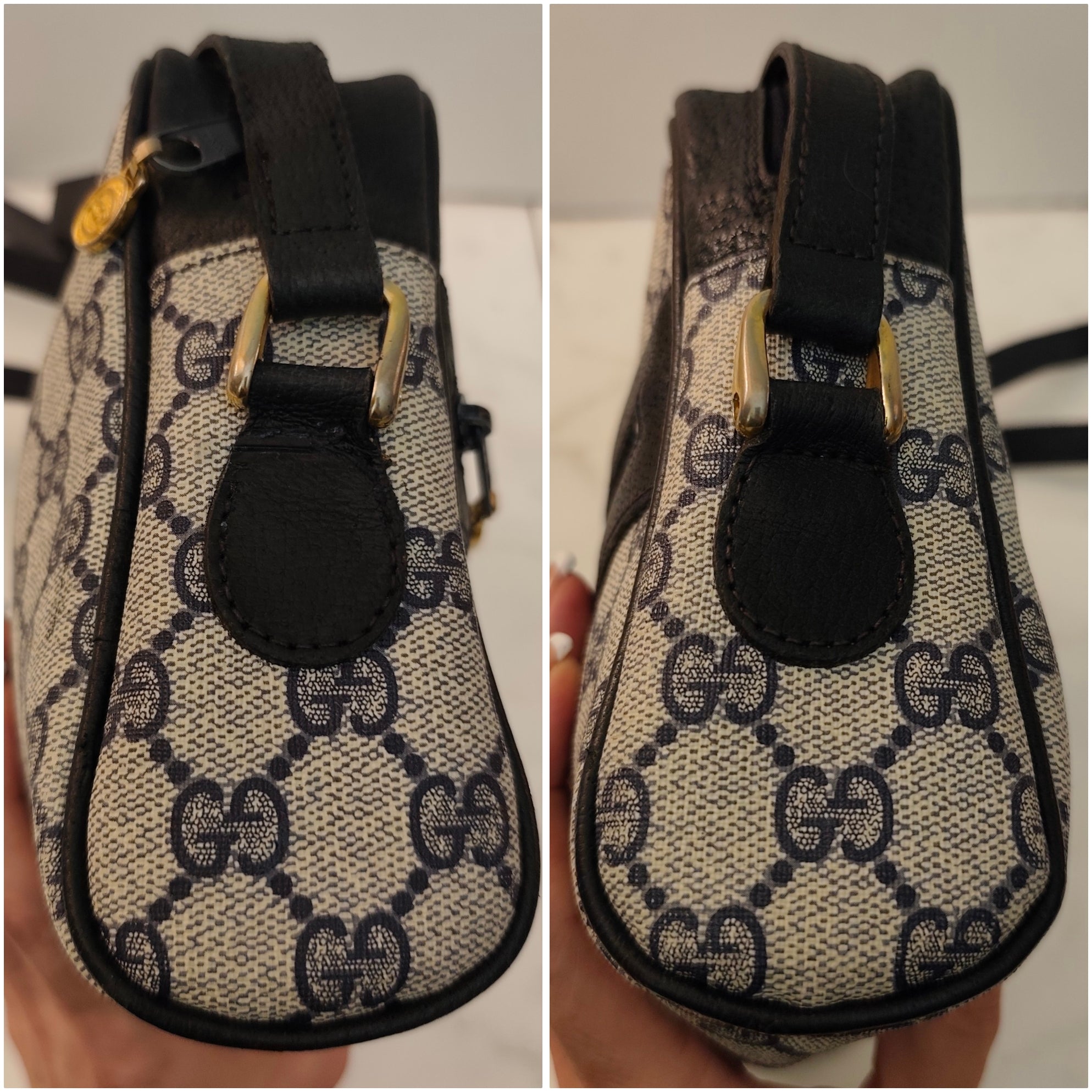 GUCCI - CAMERA BAG OPHIDIA "GG" Blu VINTAGE