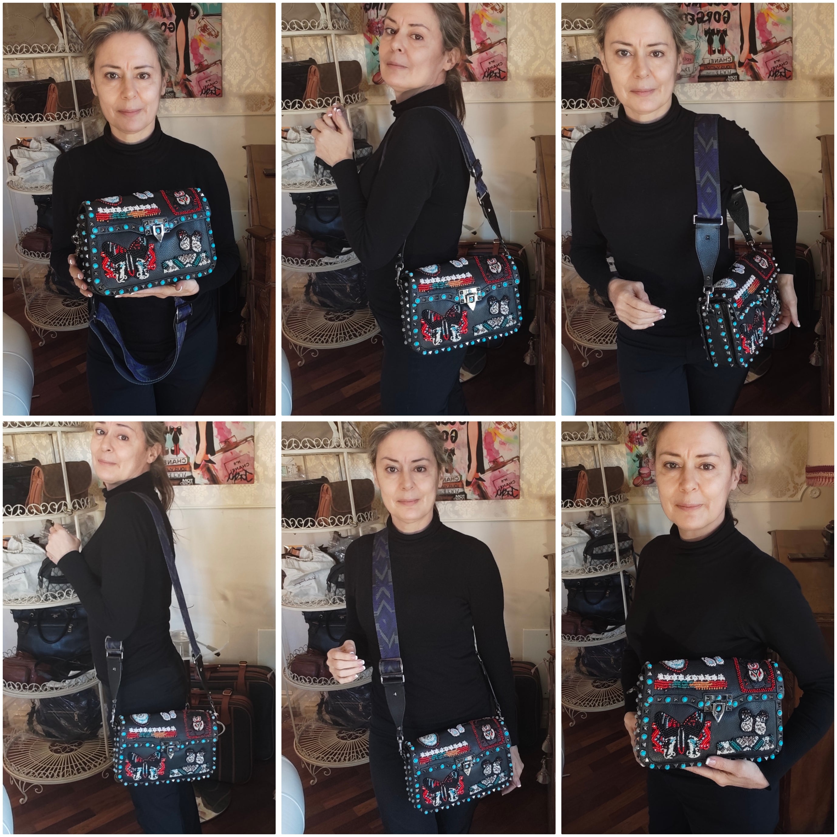 Valentino Garavani – Rockstud Camera Bag Clutch Edizione Limitata