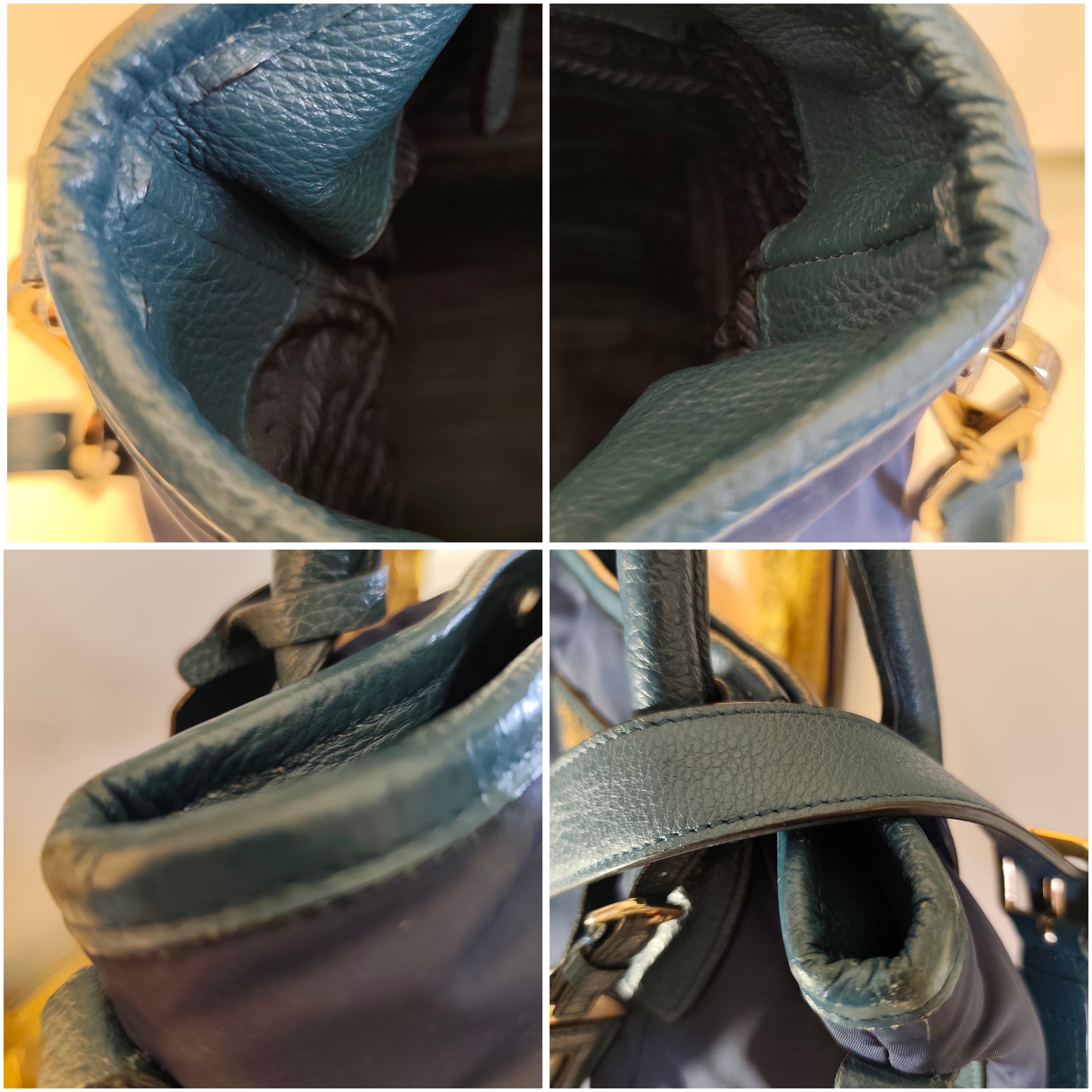 Prada – Borsa Tote Shopper a Sacco Nylon e Pelle Ottanio