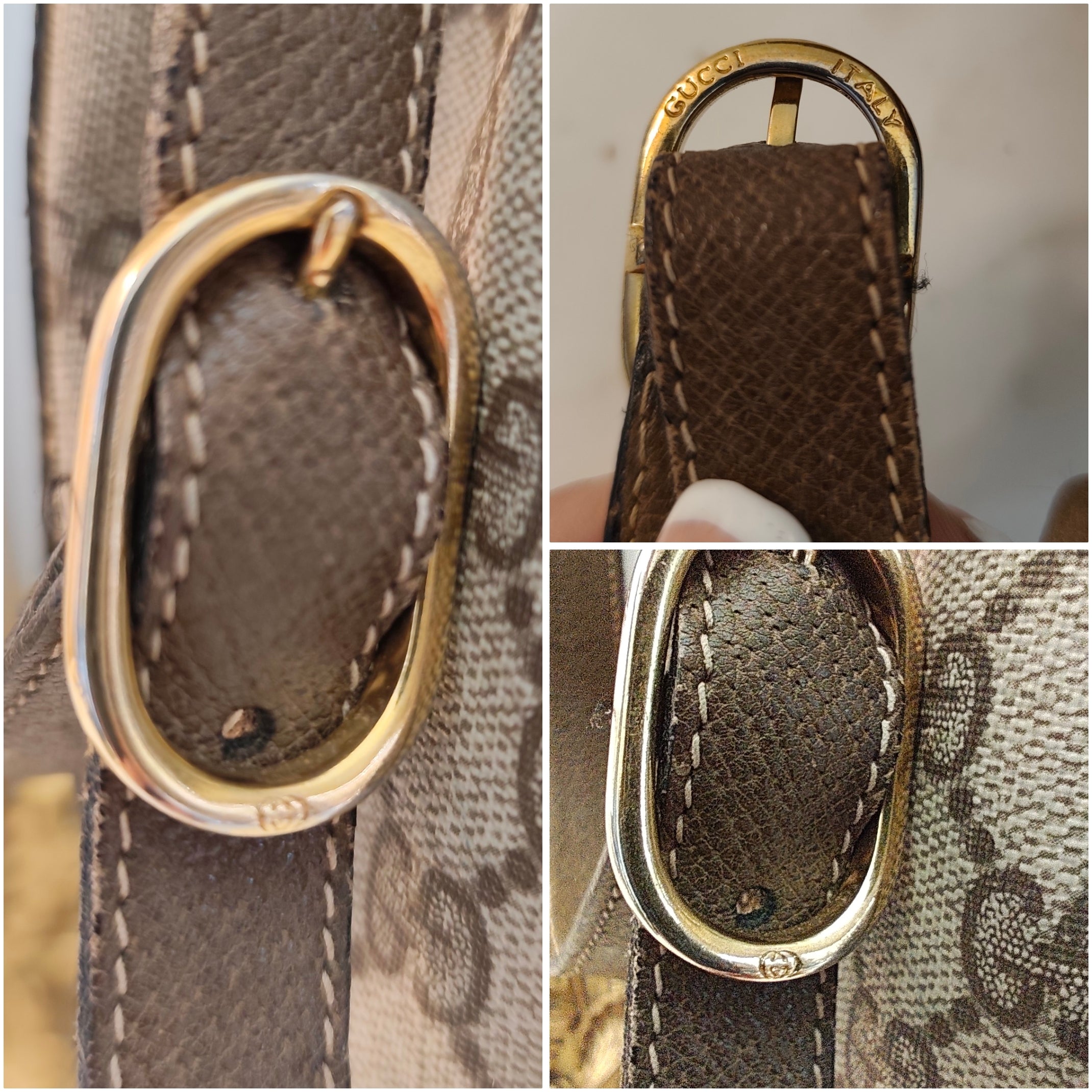 Gucci - Ophidia Borsa Secchiello “GG Supreme” Beige Vintage