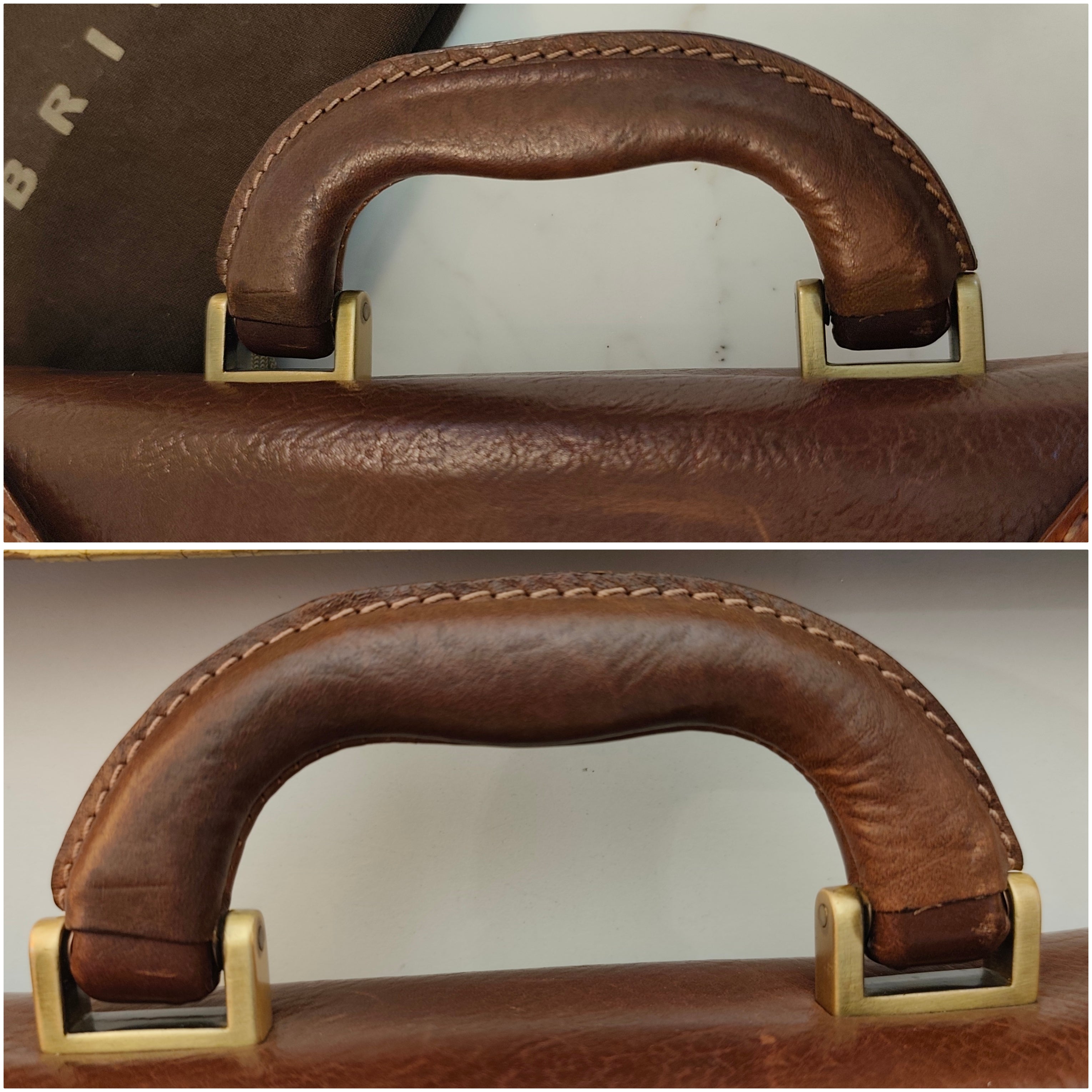 The Bridge – Borsello a Spalla o a Tracolla - Pelle Marrone Linea Story Vintage