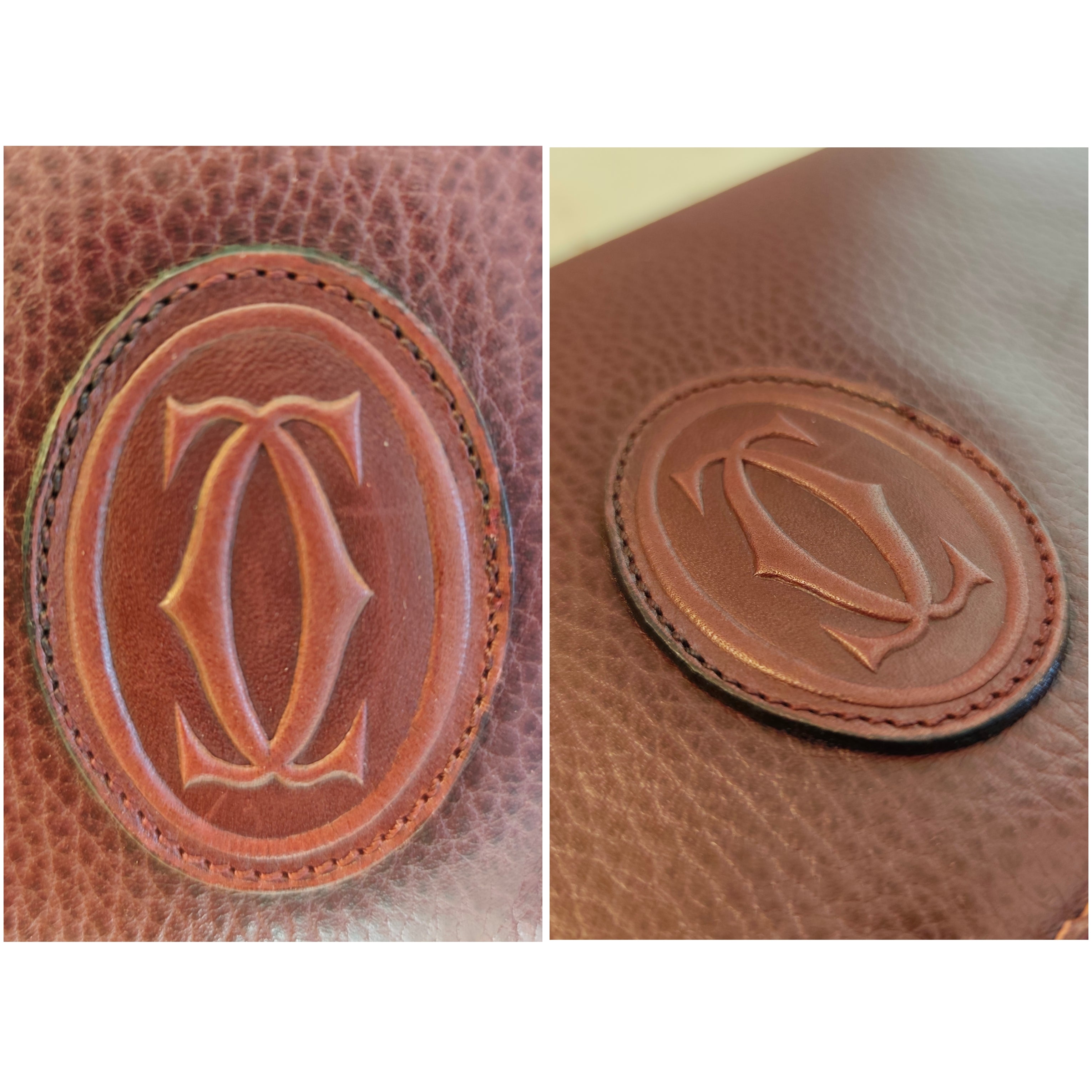 Cartier – Camera Bag a Spalla Vintage Bordeaux