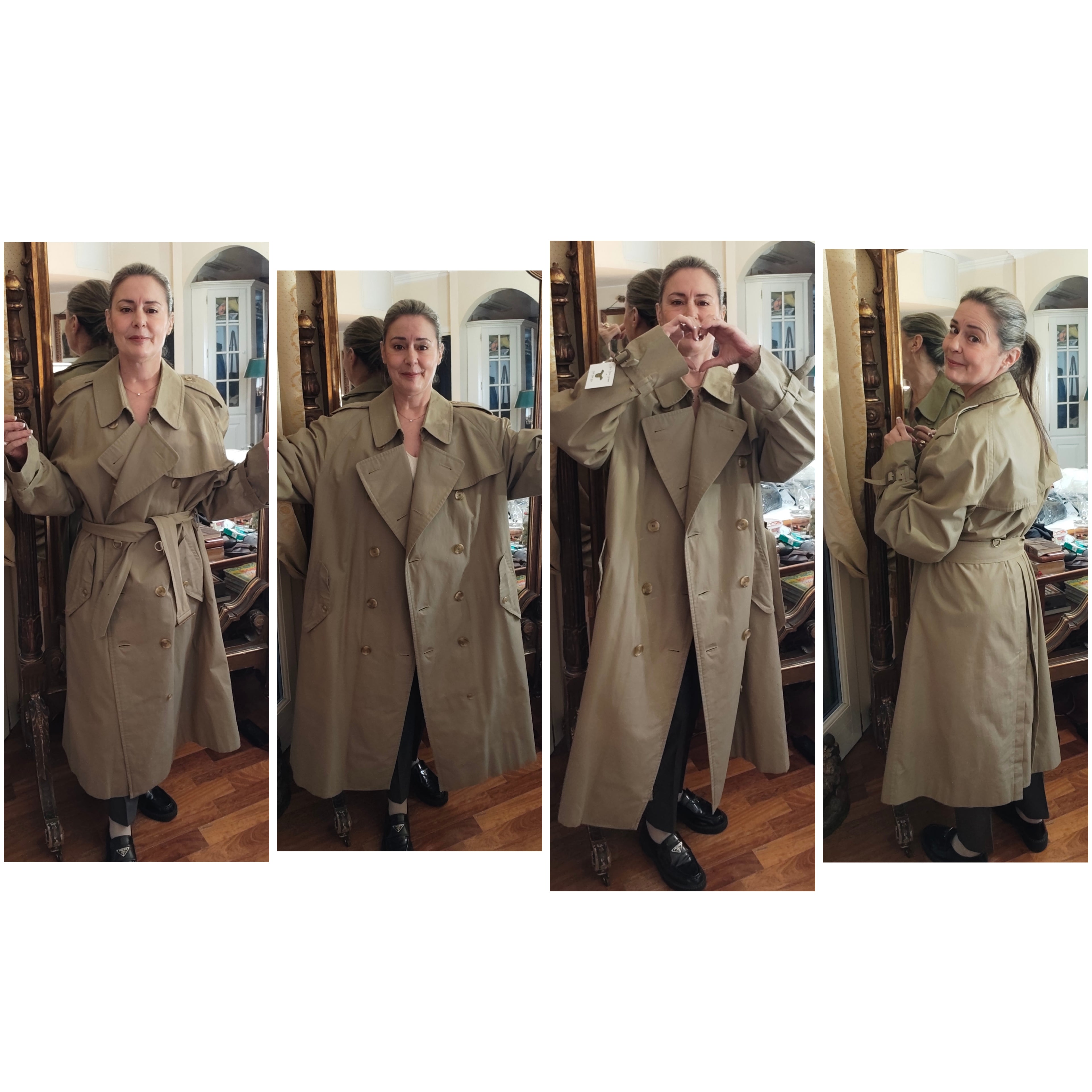 Burberry - Trench Kensington Caki/Beige Uomo