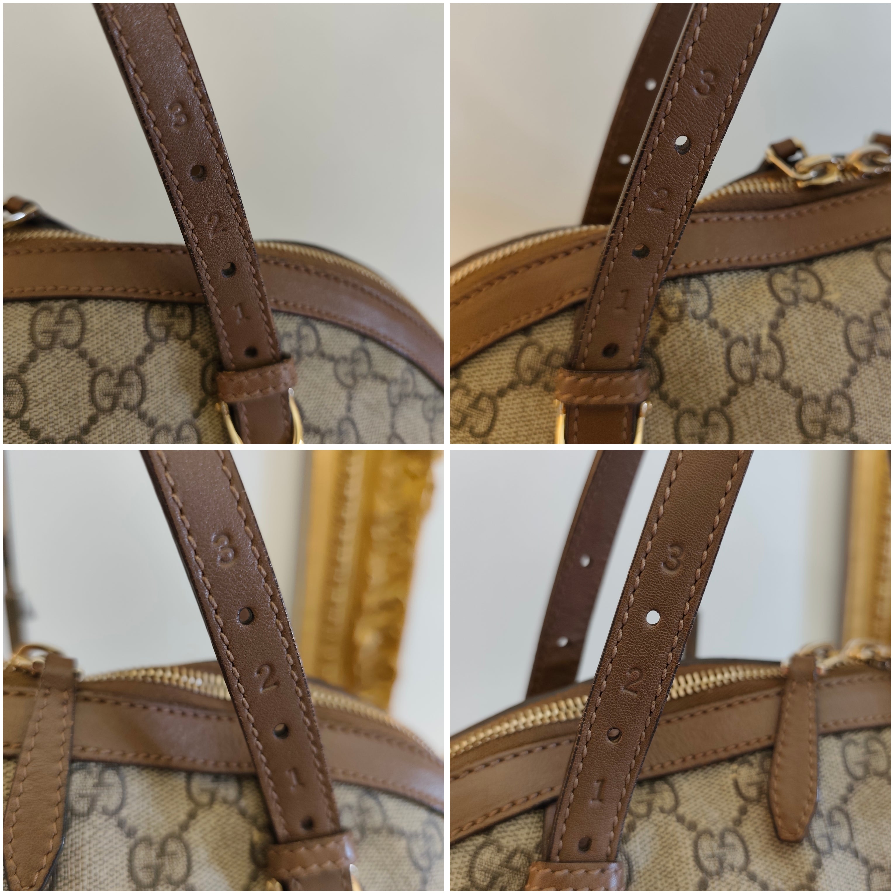 Gucci - Borsa a Spalla Dome Top Handle "GG Supreme" Beige con Tracolla