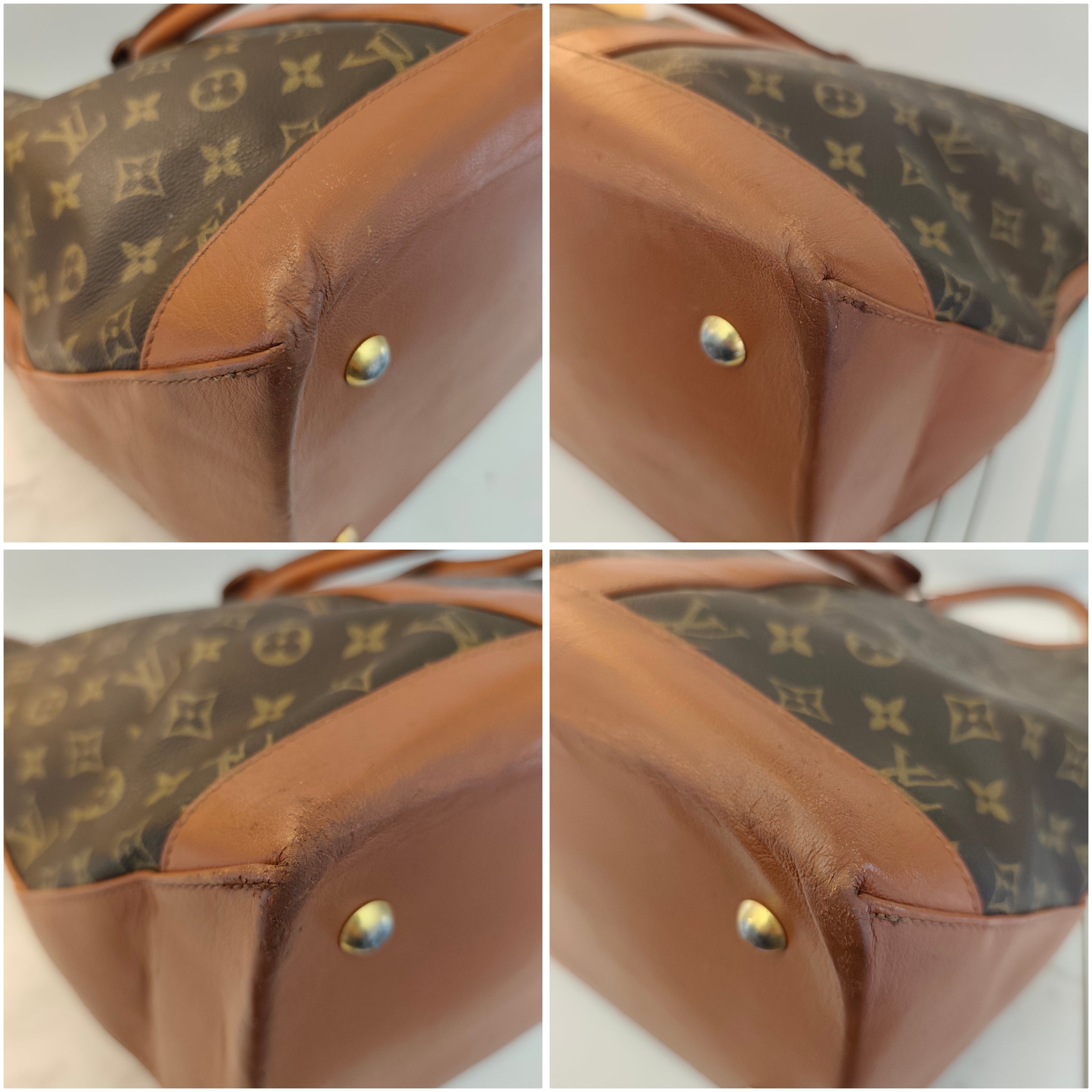 Louis Vuitton - Sac Weekend XL Monogram in Canvas e Pelle Vintage