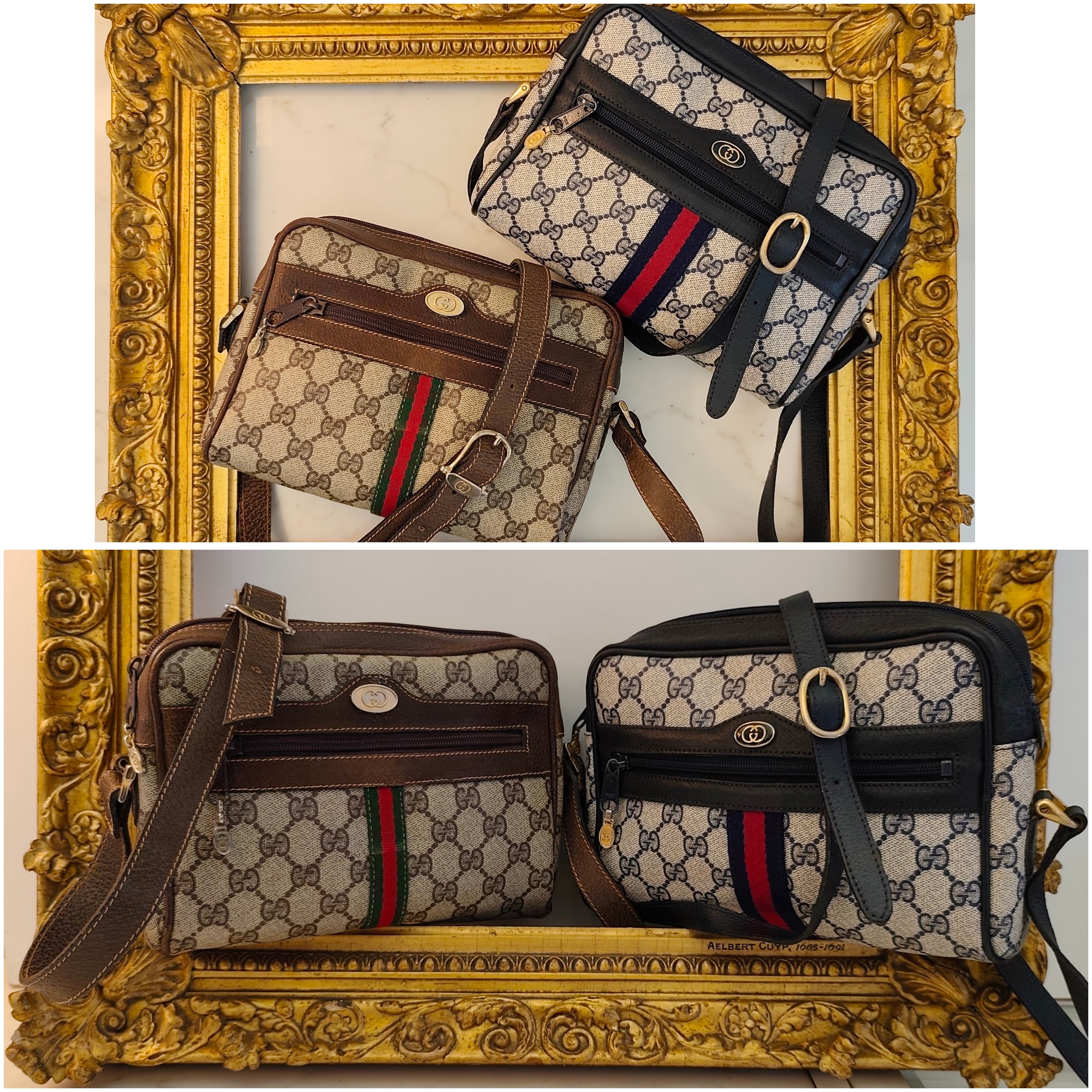 Gucci - Ophidia Camera Bag “GG Supreme” Beige Vintage