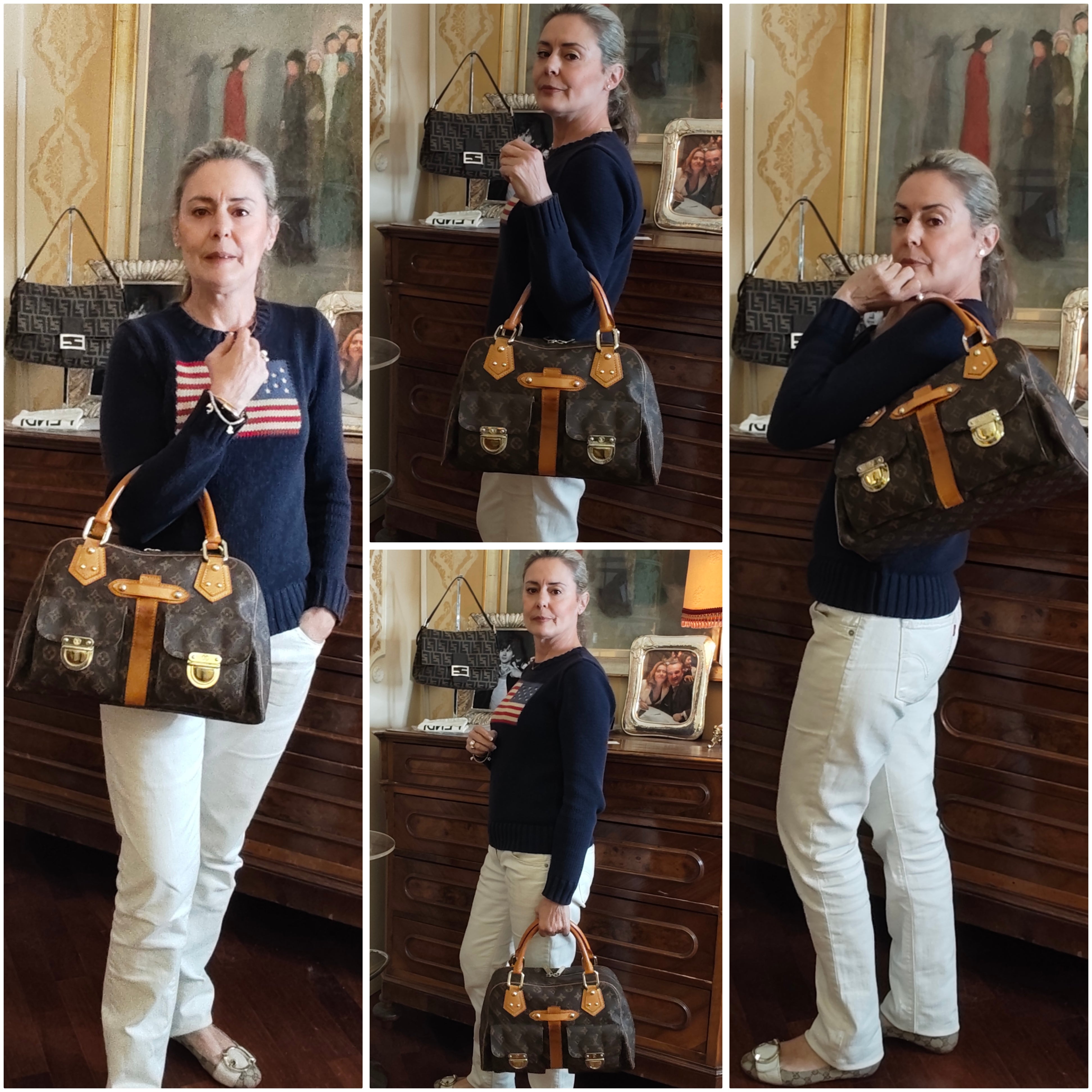 Louis Vuitton - Tote Bag Manhattan Monogram – Anno 2003