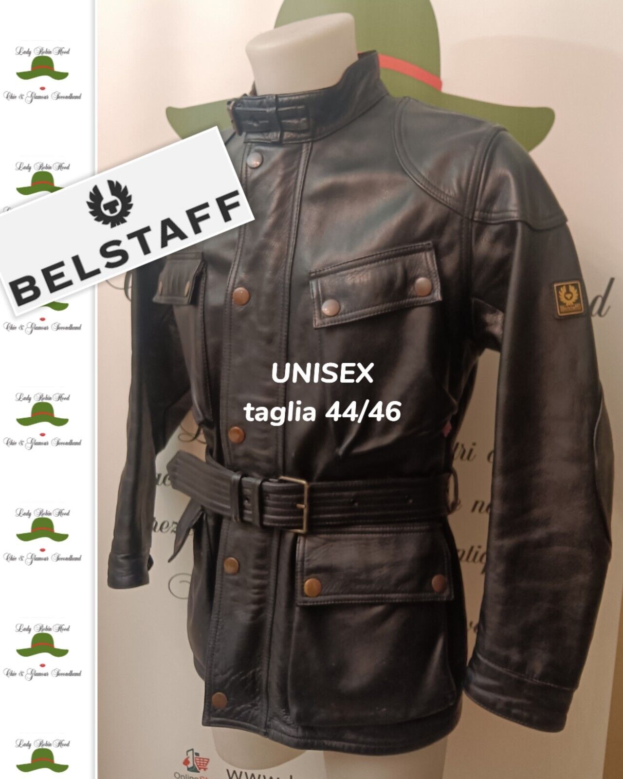 Belstaff Trialmaster Panther – Giubbotto in Pelle Uomo Unisex