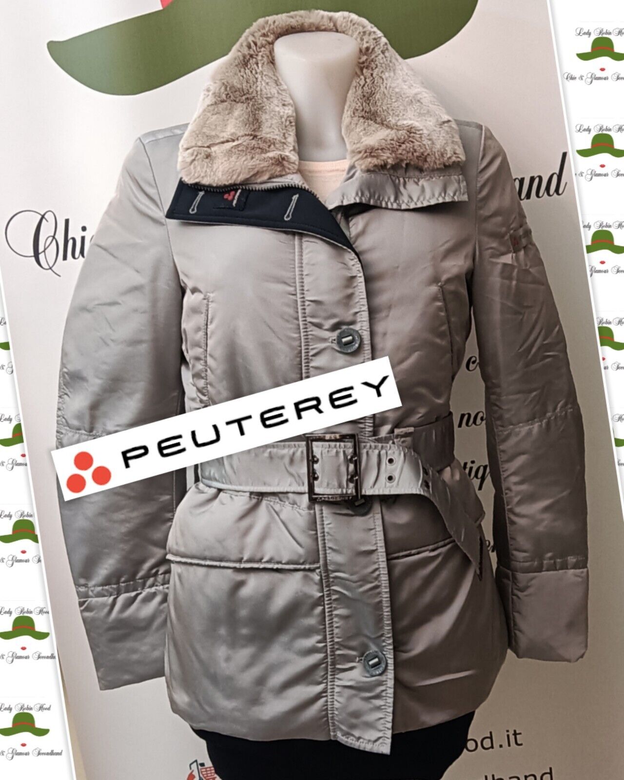 Peuterey – Twister Piumino Giacca Donna Plain in Mouton