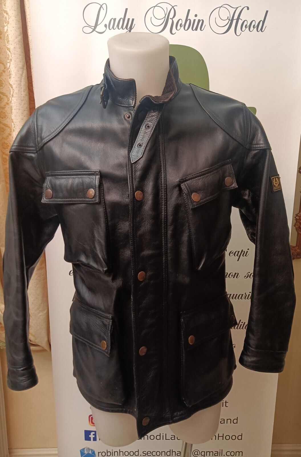 Belstaff Trialmaster Panther – Giubbotto in Pelle Uomo Unisex