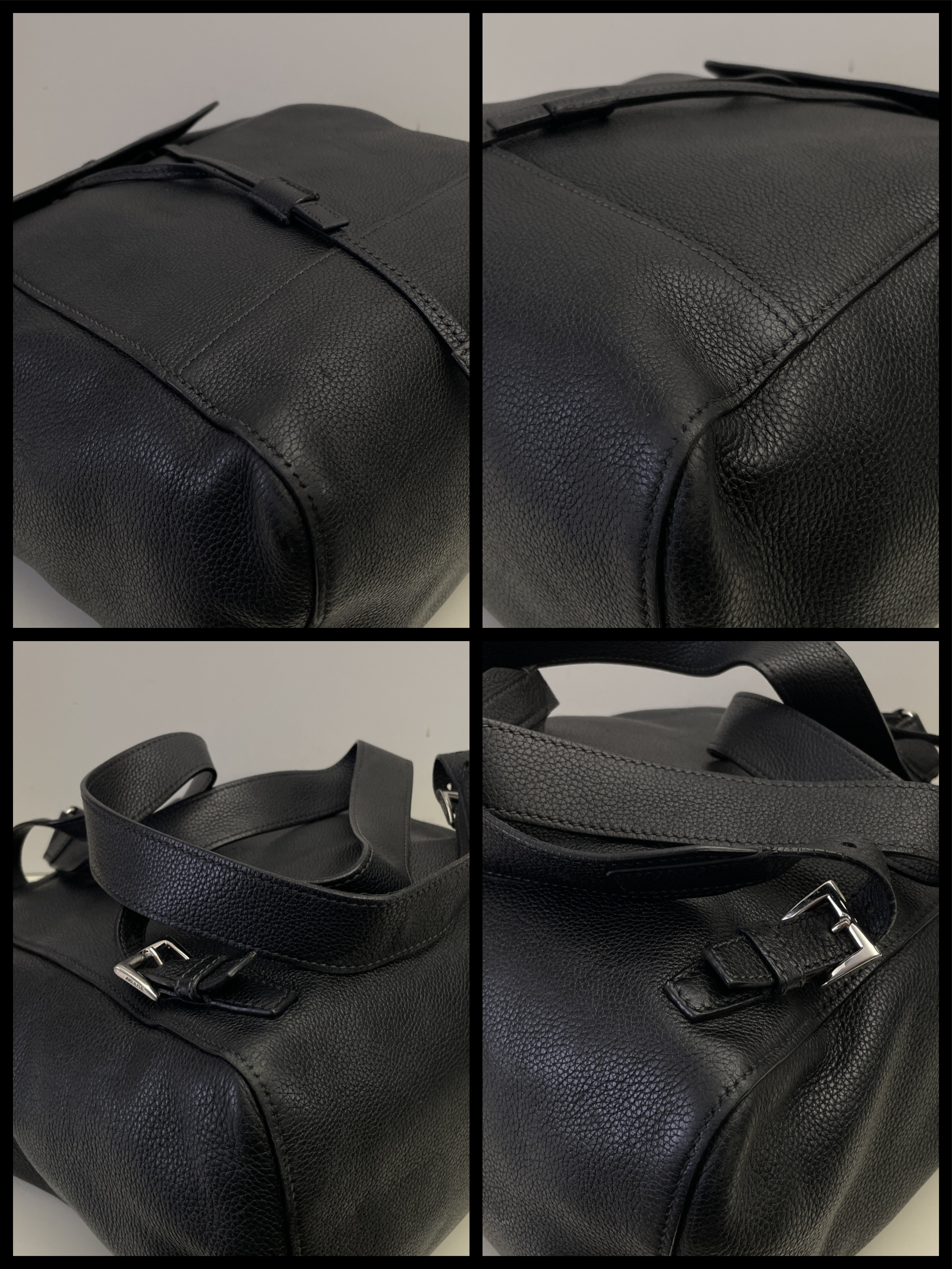 Prada - Zaino Pelle Nera