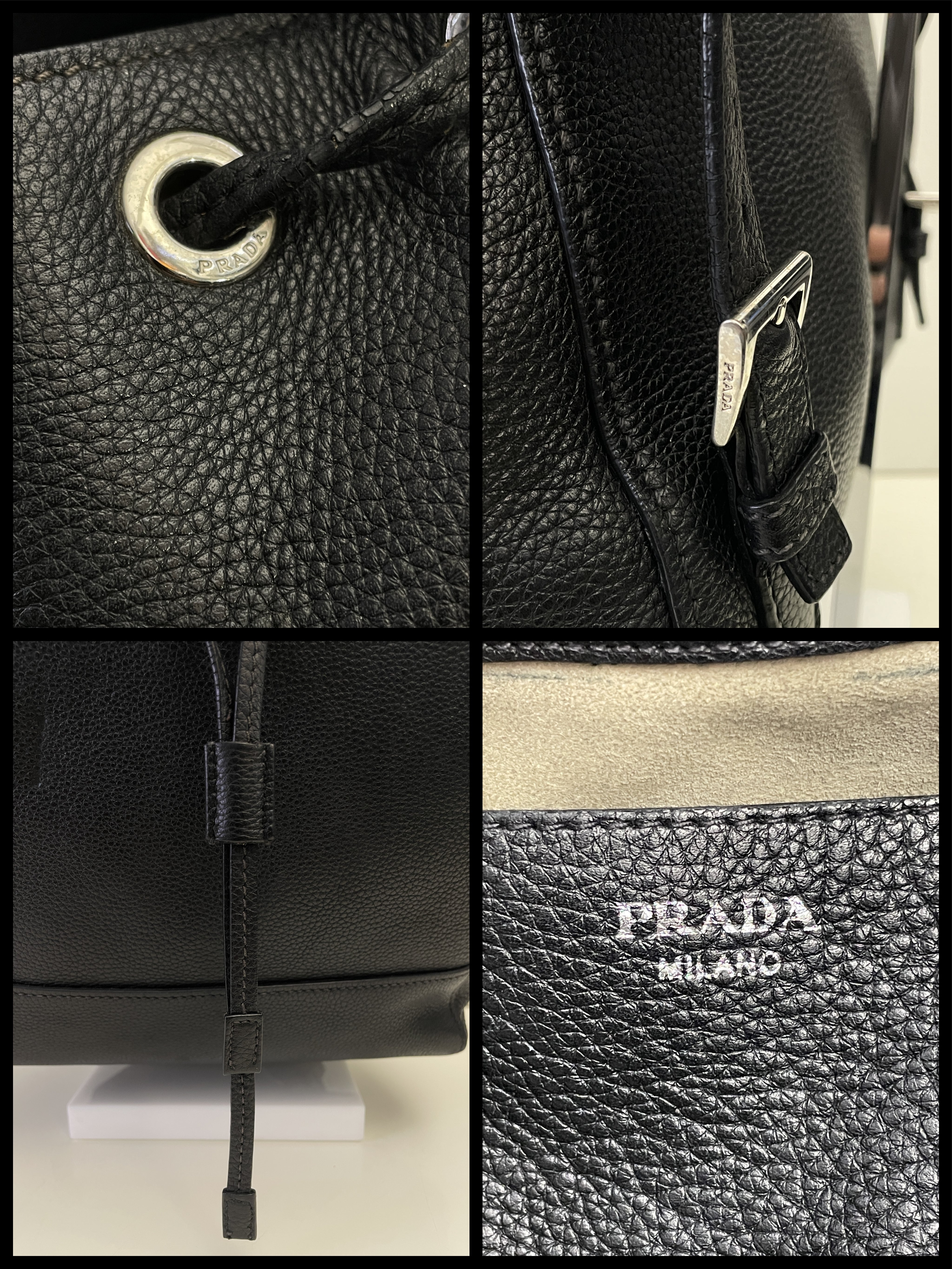 Prada - Zaino Pelle Nera