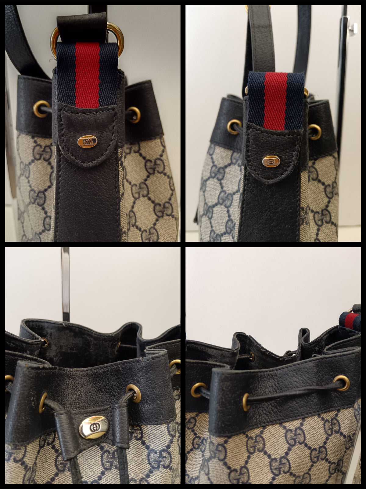 Gucci - Ophidia Secchiello Ovale Blu Vintage