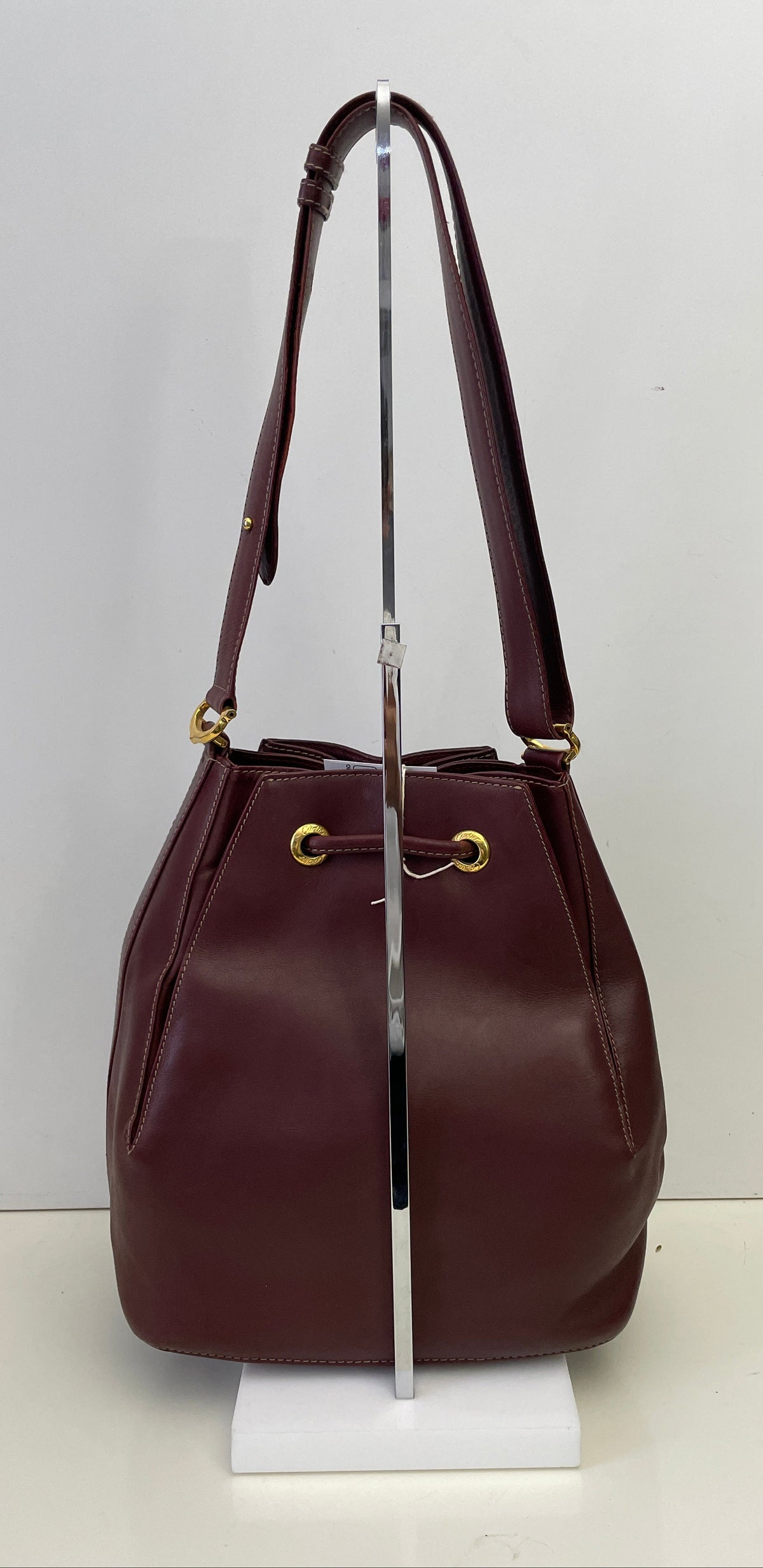 Cartier - Secchiello espandibile bordeaux scuro