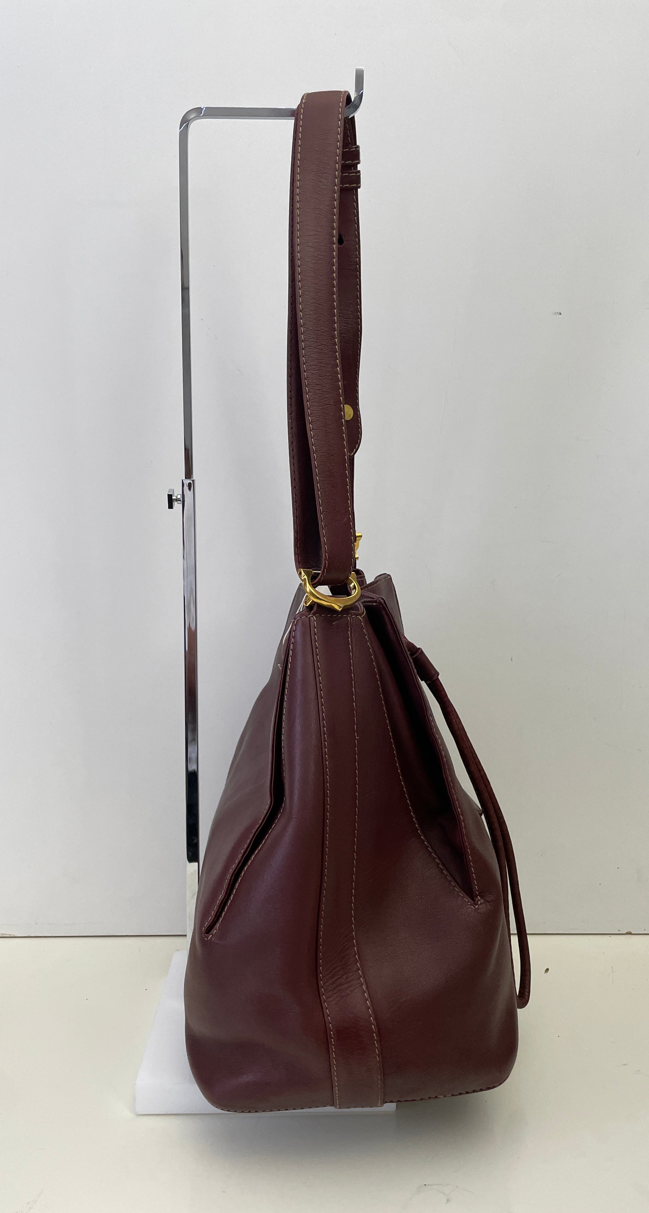 Cartier - Secchiello espandibile bordeaux scuro