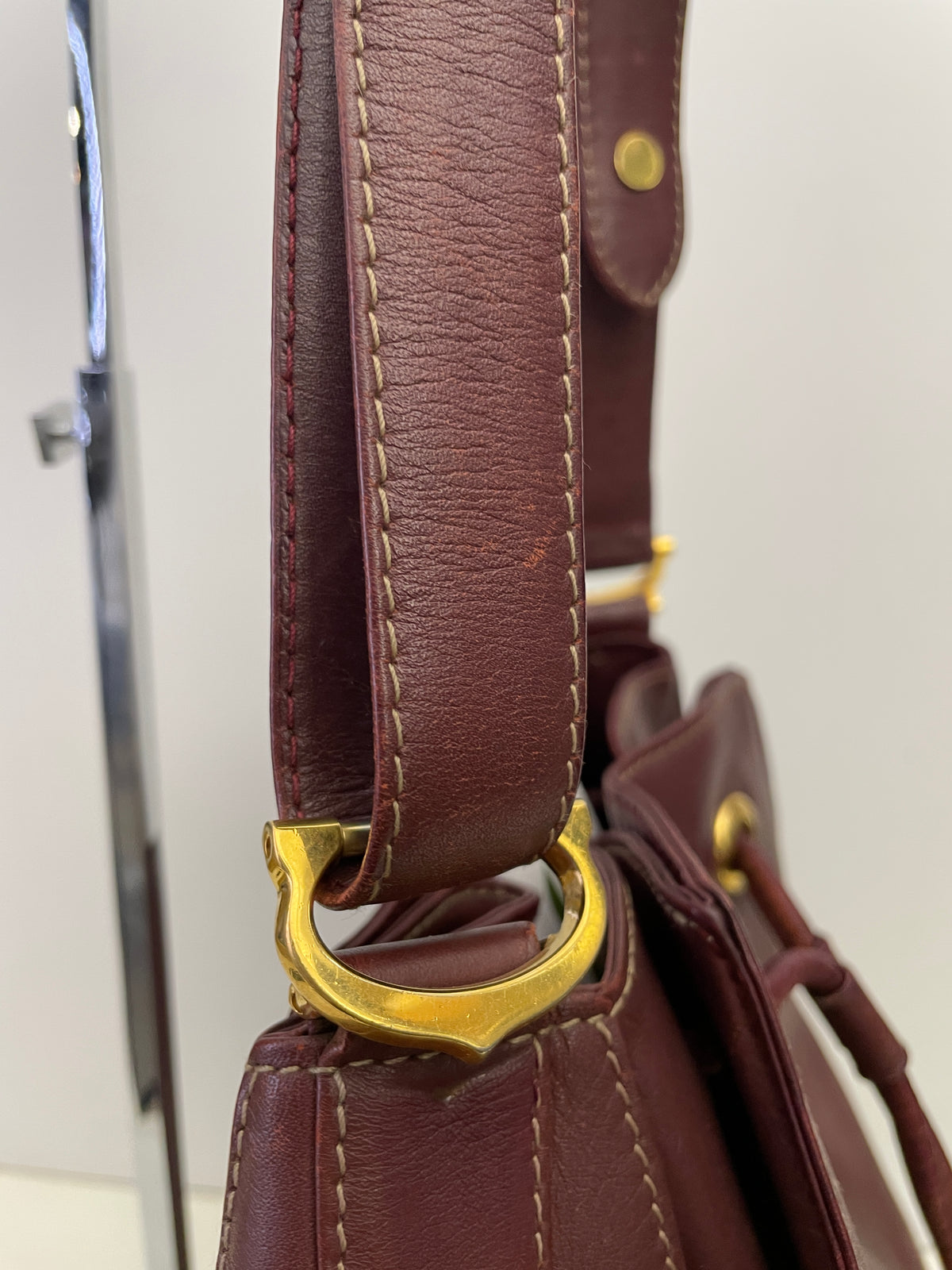 Cartier - Secchiello espandibile bordeaux scuro