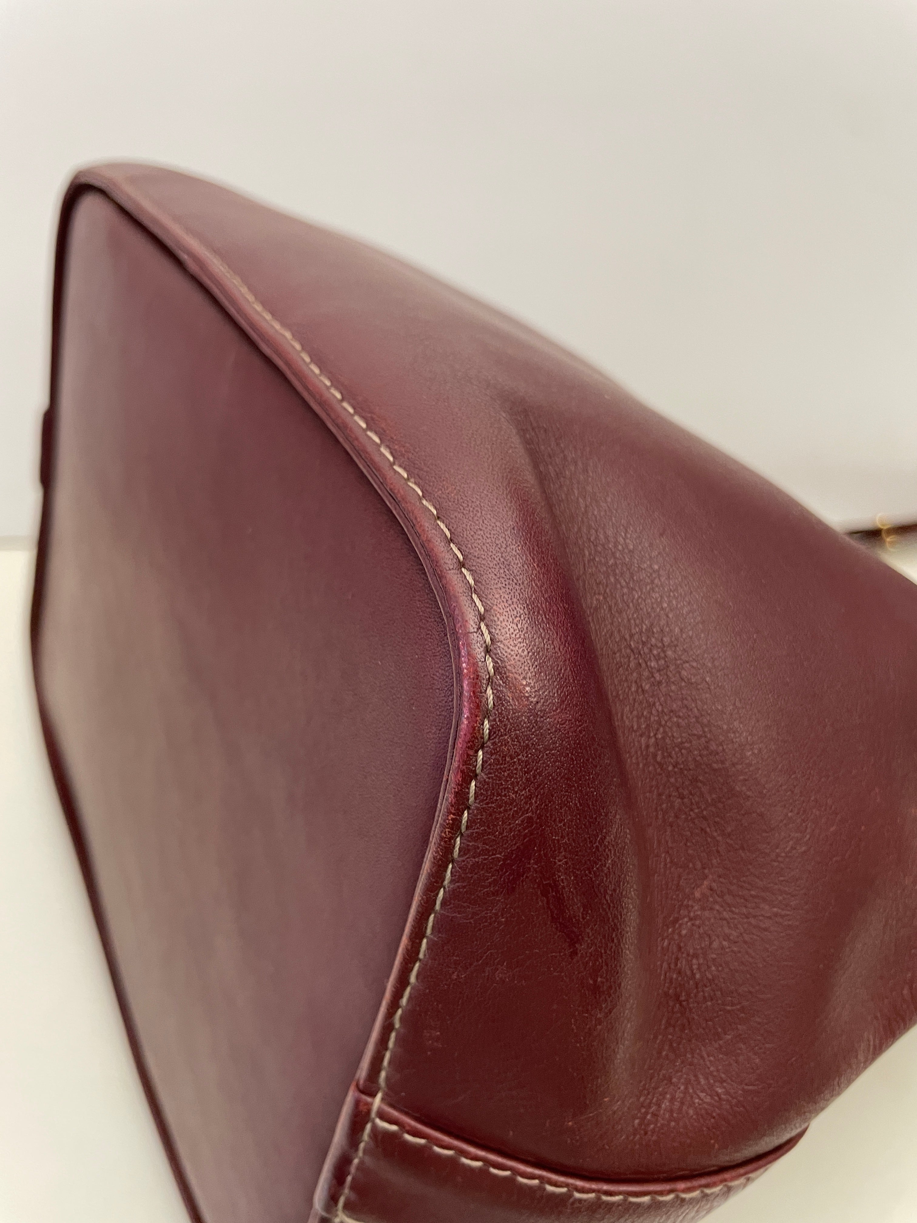 Cartier - Secchiello espandibile bordeaux scuro