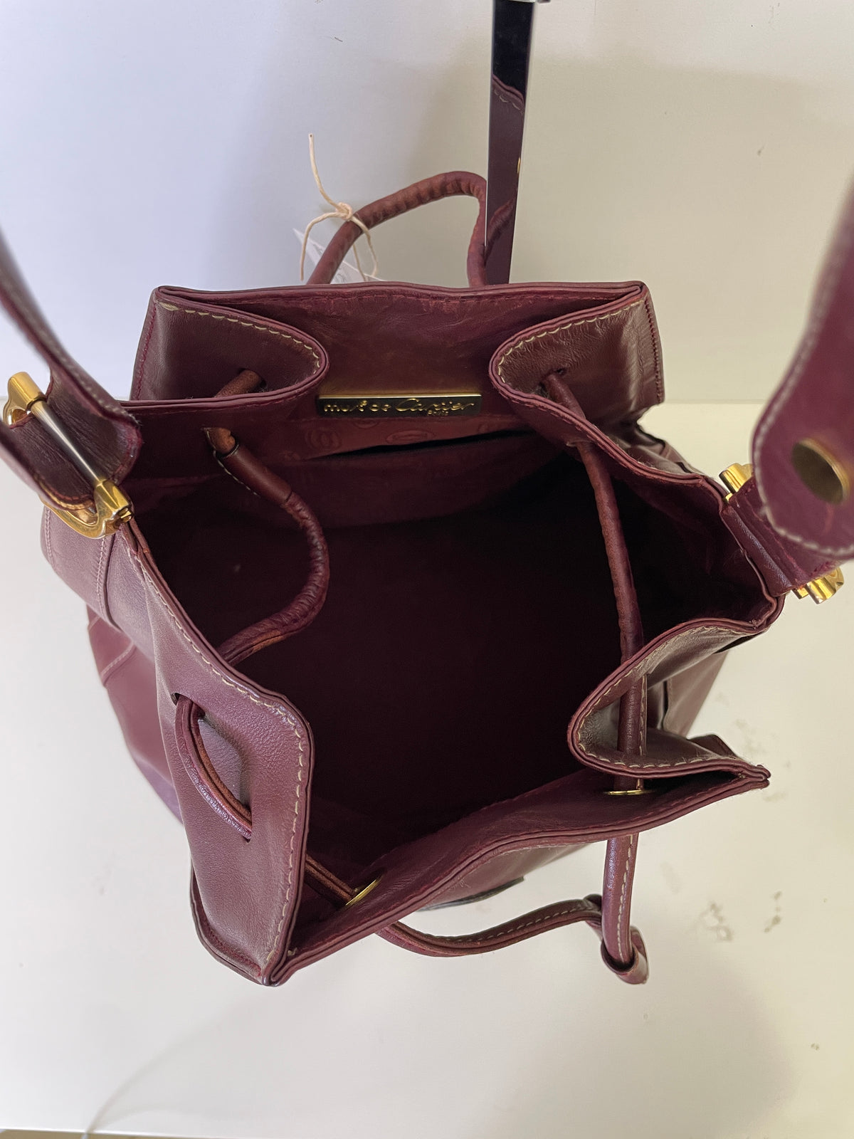 Cartier - Secchiello espandibile bordeaux scuro