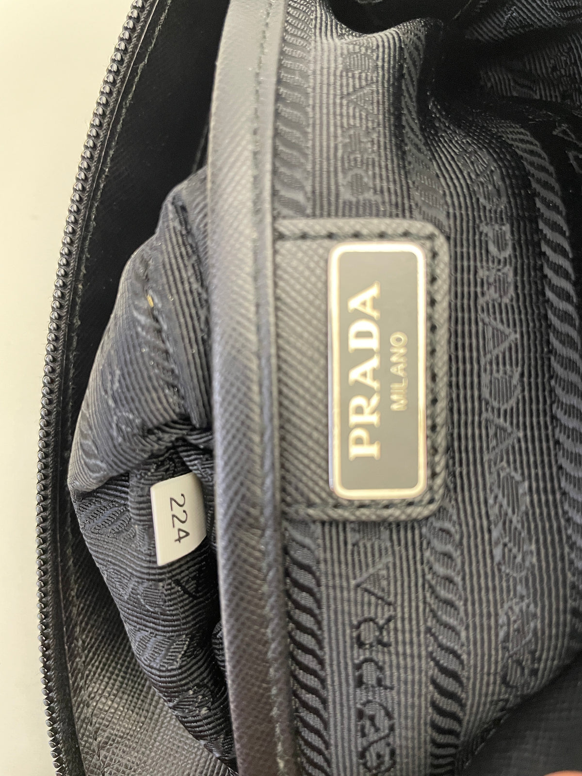 Prada - Beauty Case In Nylon e Saffiano Nera