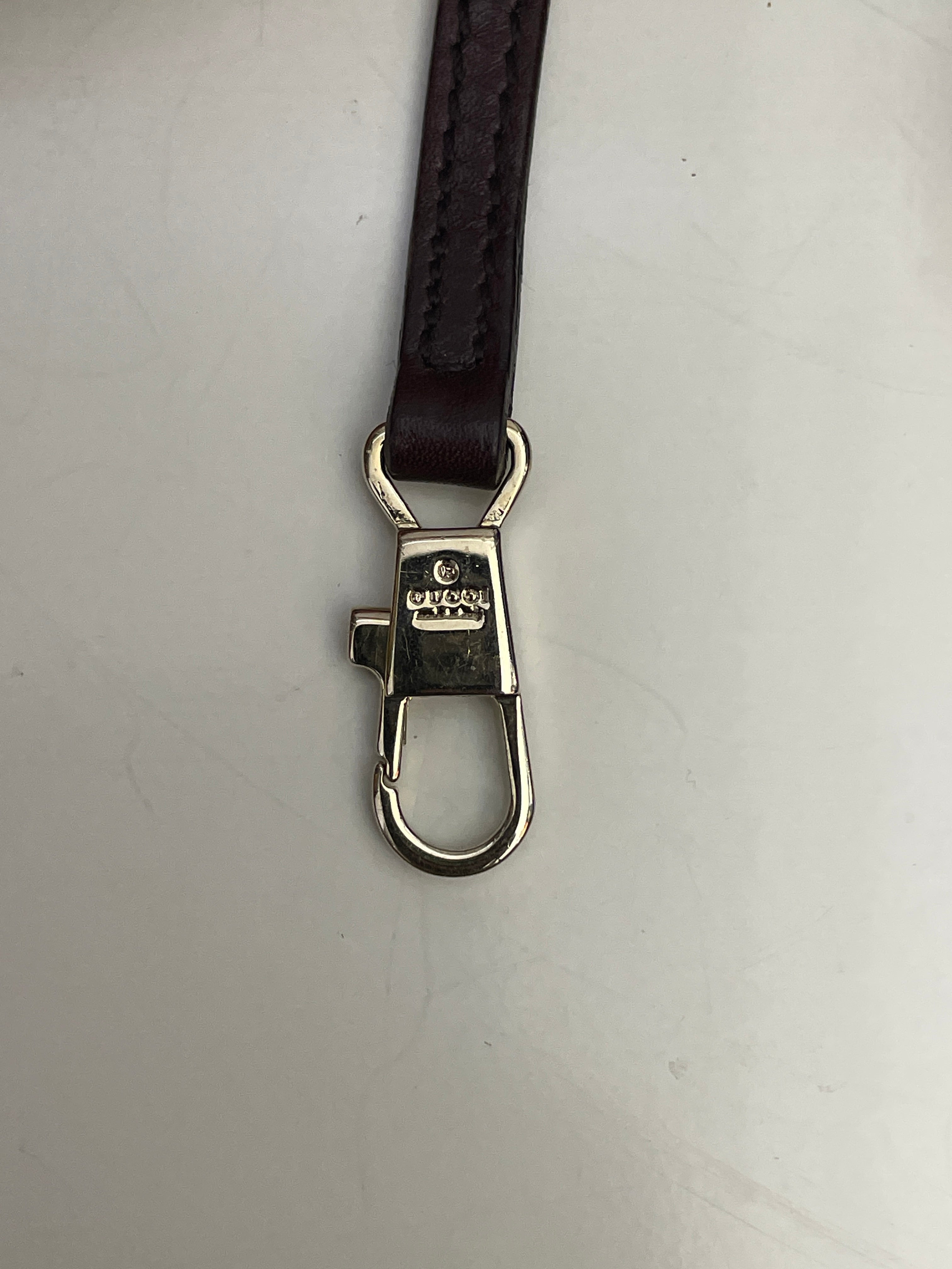 Gucci - Secchiello Guccissimo Punch In Pelle Bordeaux