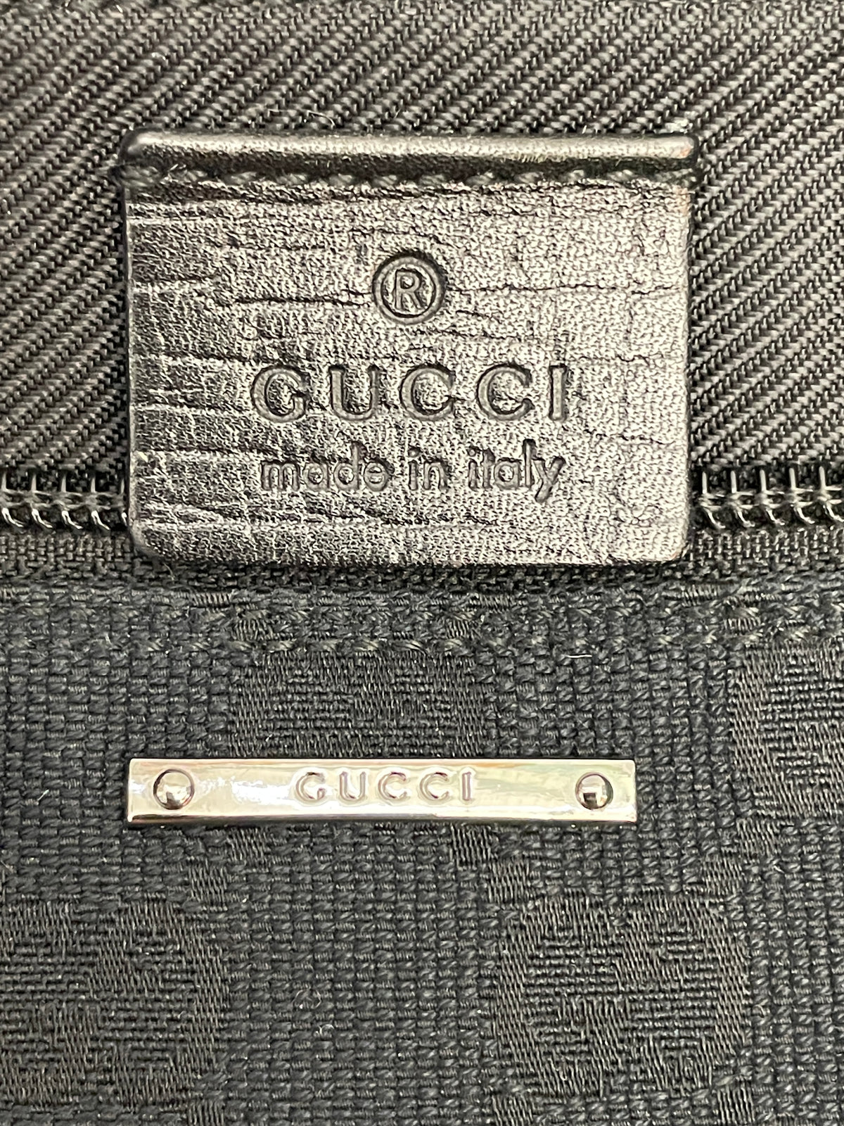 Gucci - Borsa Boat Tessuto Nero Gg Supreme