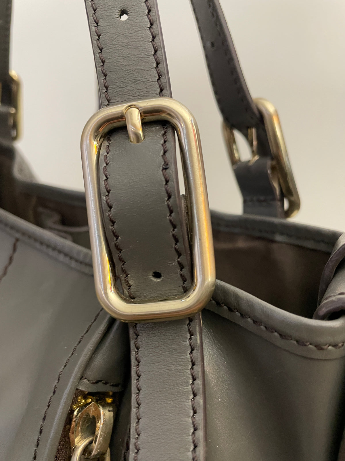 Tod's - Secchiello In Pelle Grigio Scuro