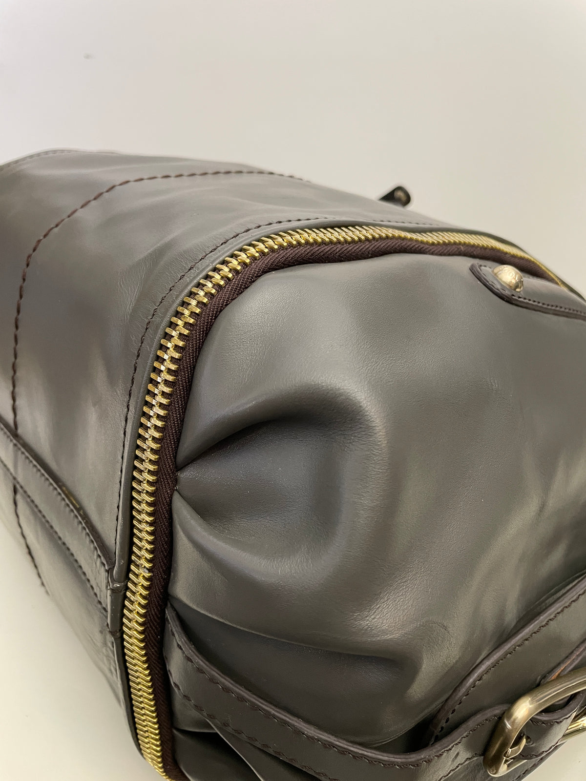 Tod's - Secchiello In Pelle Grigio Scuro