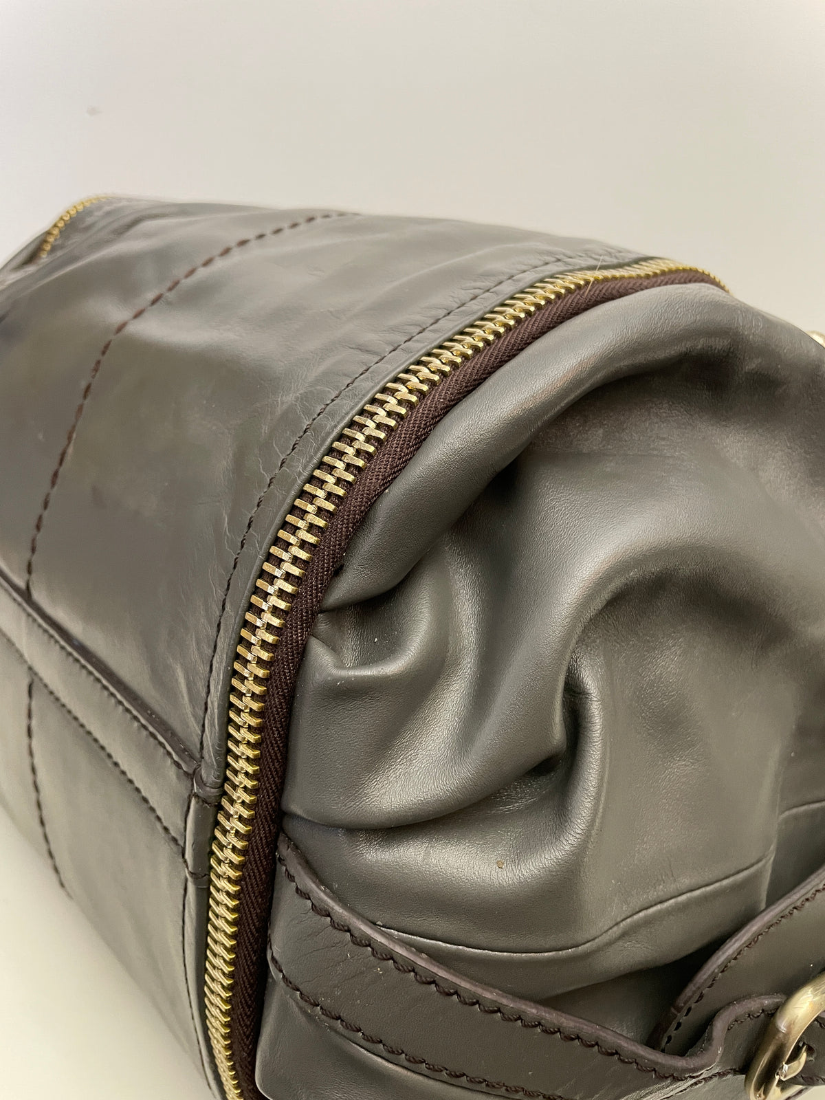 Tod's - Secchiello In Pelle Grigio Scuro