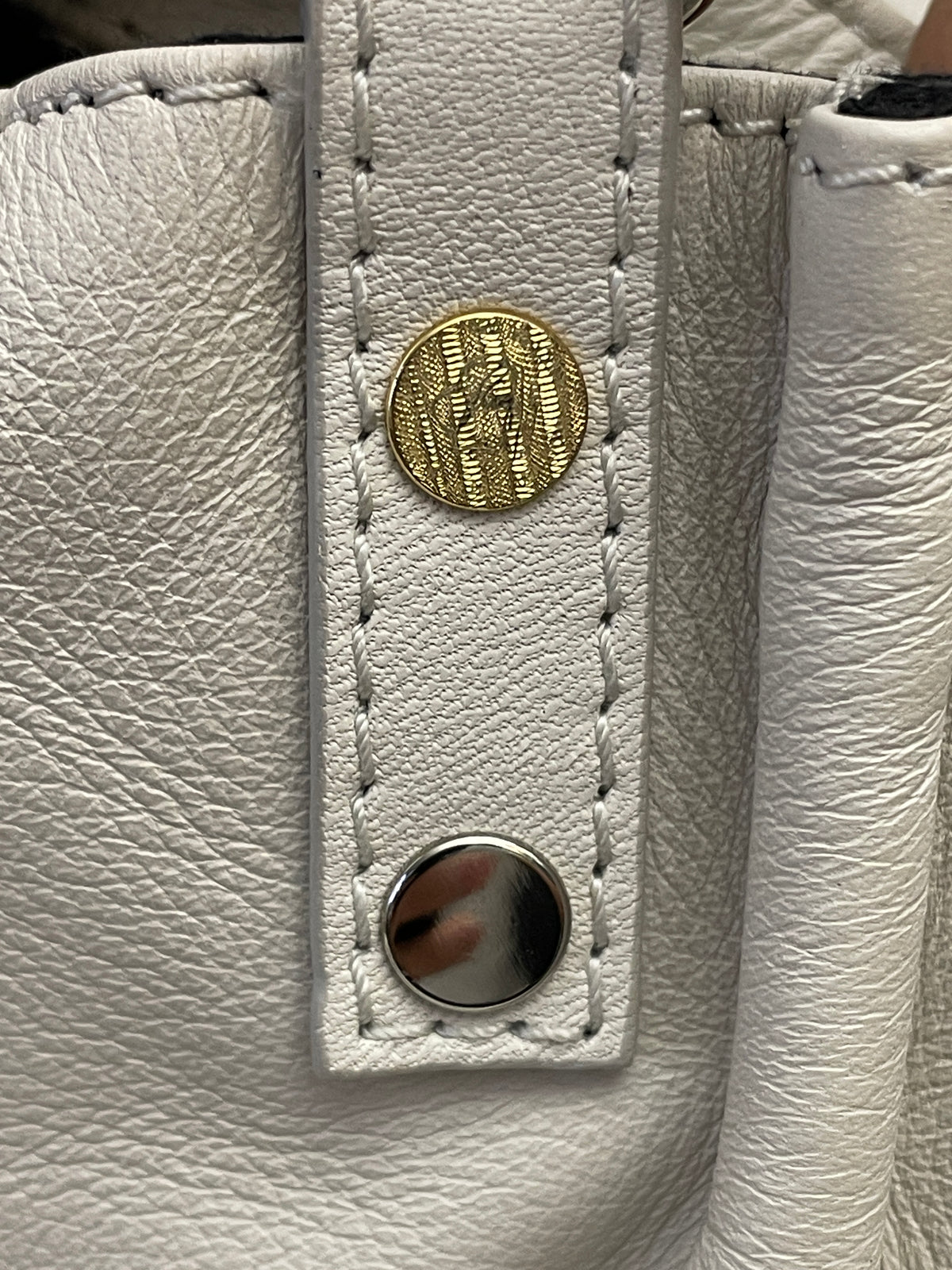 Zanellato - Borsa A Postina Trompe-L'œil Pelle Bianca