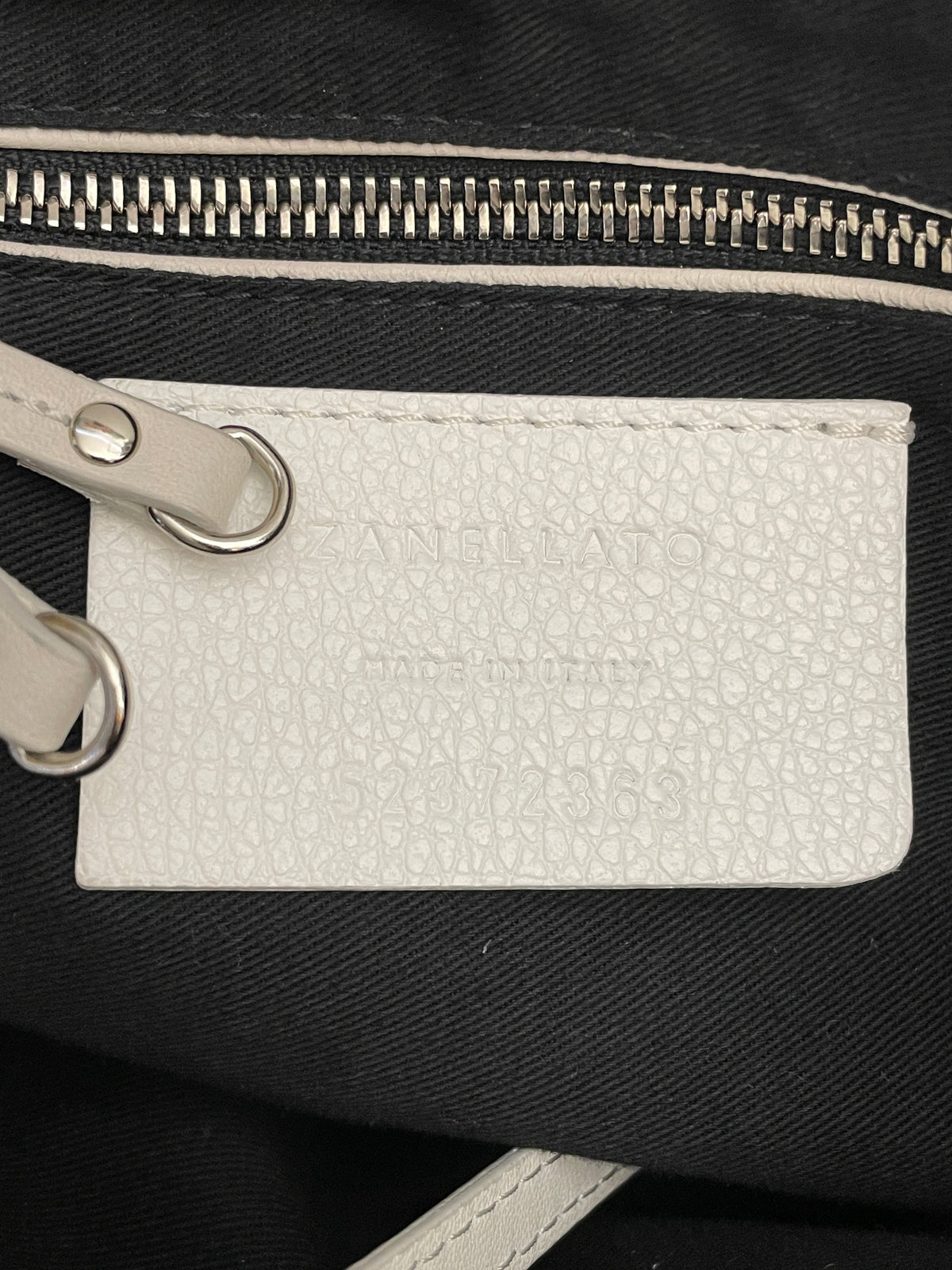 Zanellato - Borsa A Postina Trompe-L'œil Pelle Bianca