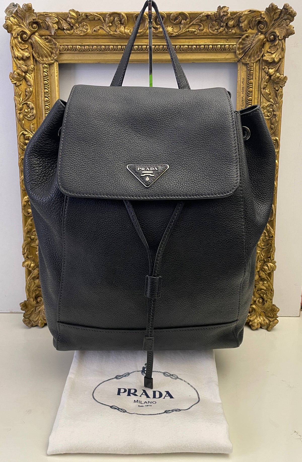 Prada - Zaino Pelle Nera