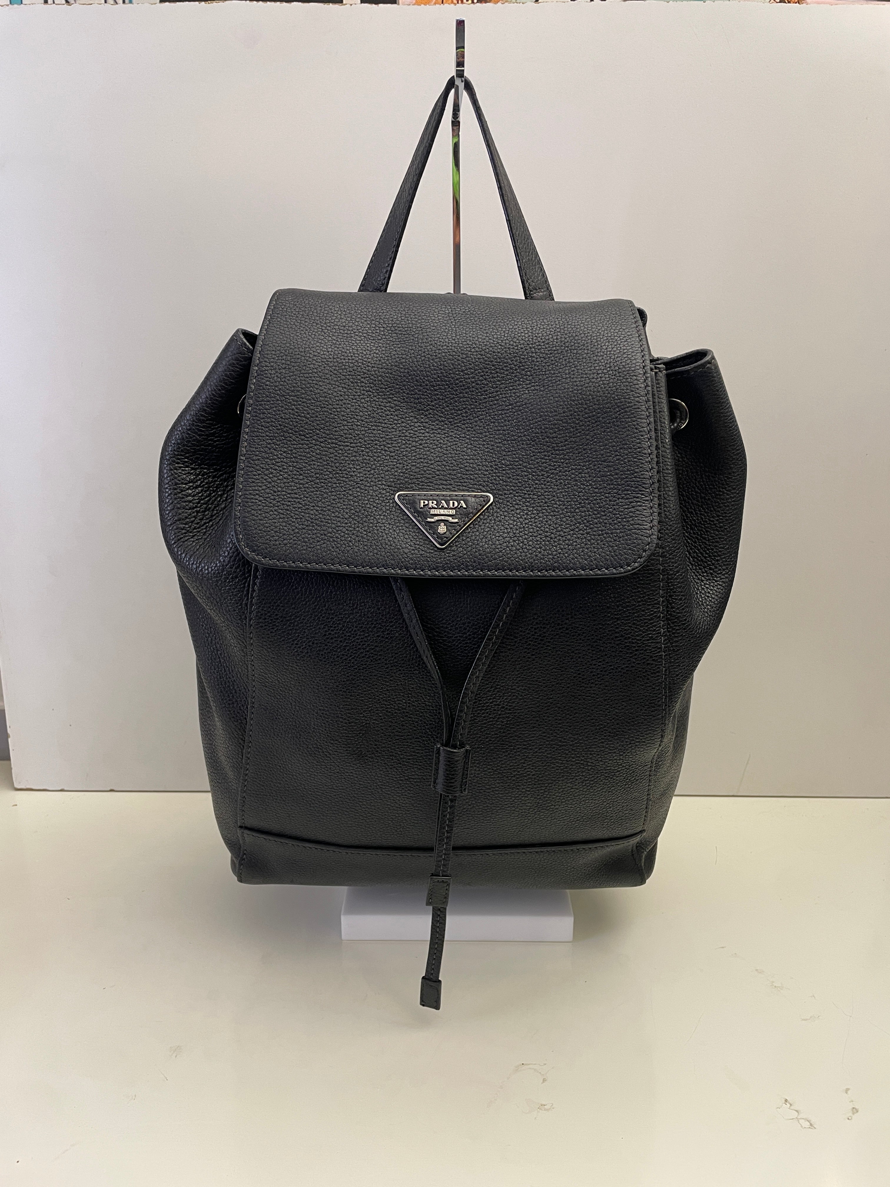 Prada - Zaino Pelle Nera