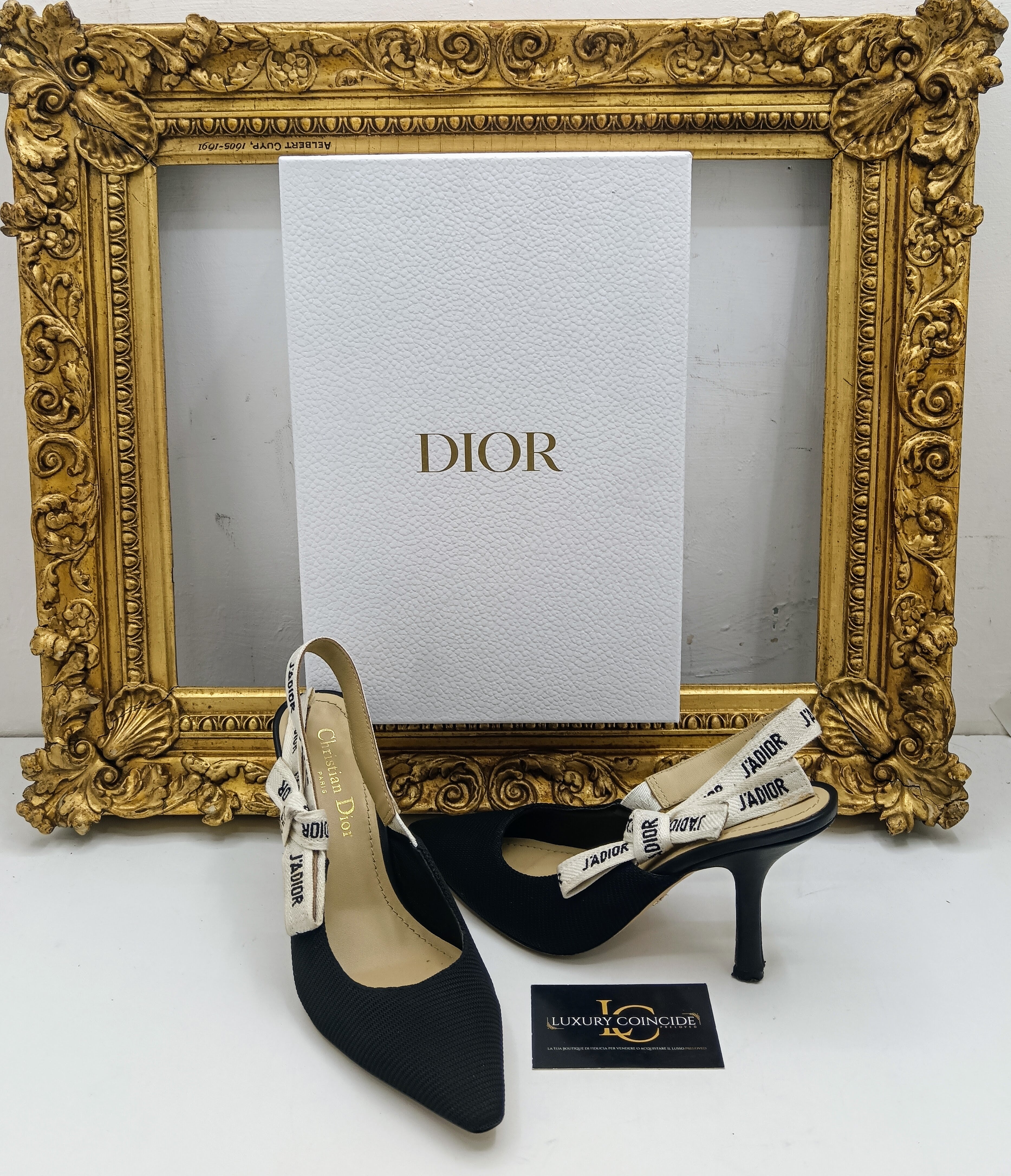 Dior – Slingback Décolleté J’Adior in Tessuto Nero