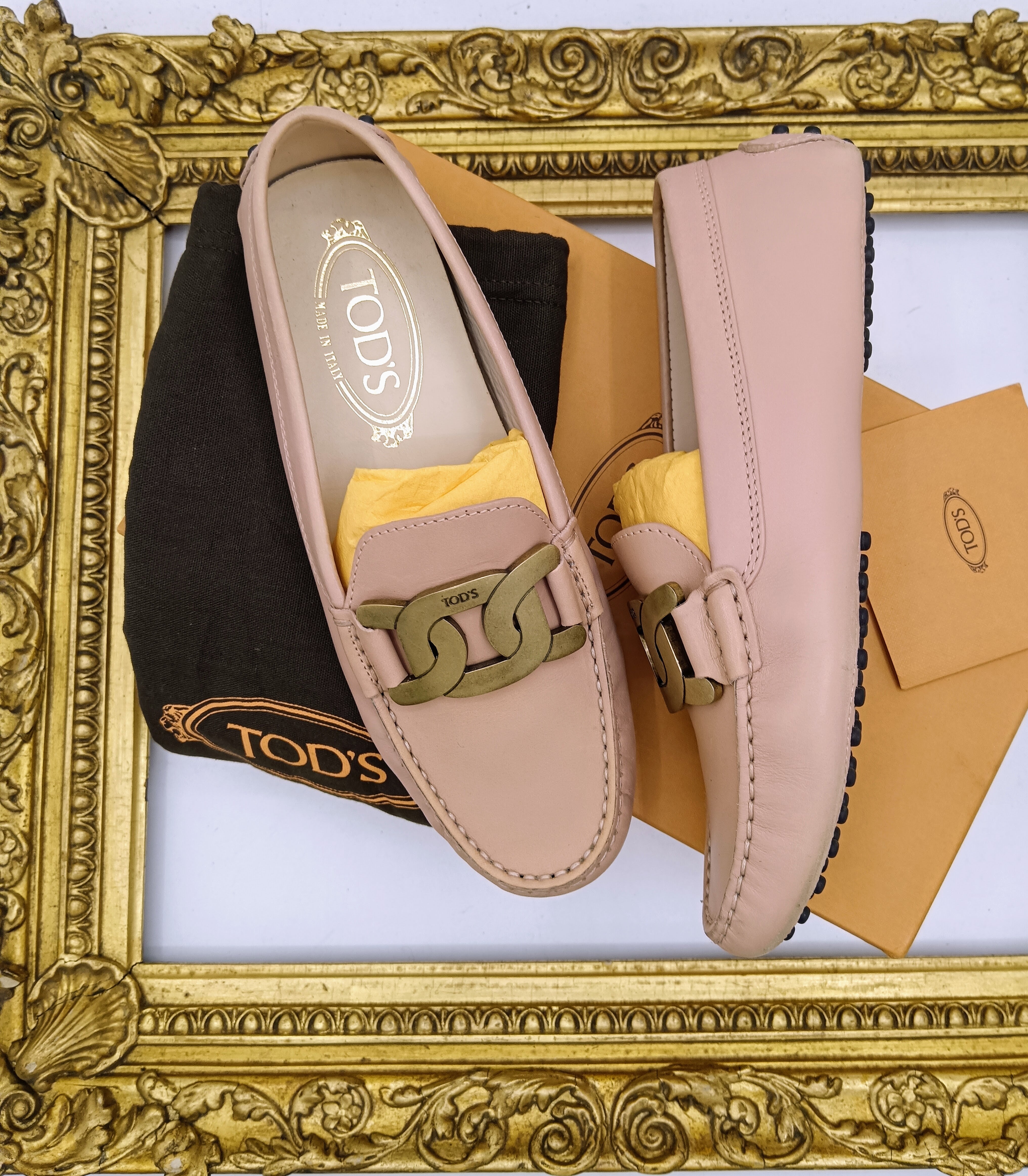 Tod’s - Mocassini Kate Gommino Donna Pelle Rosa Cipria