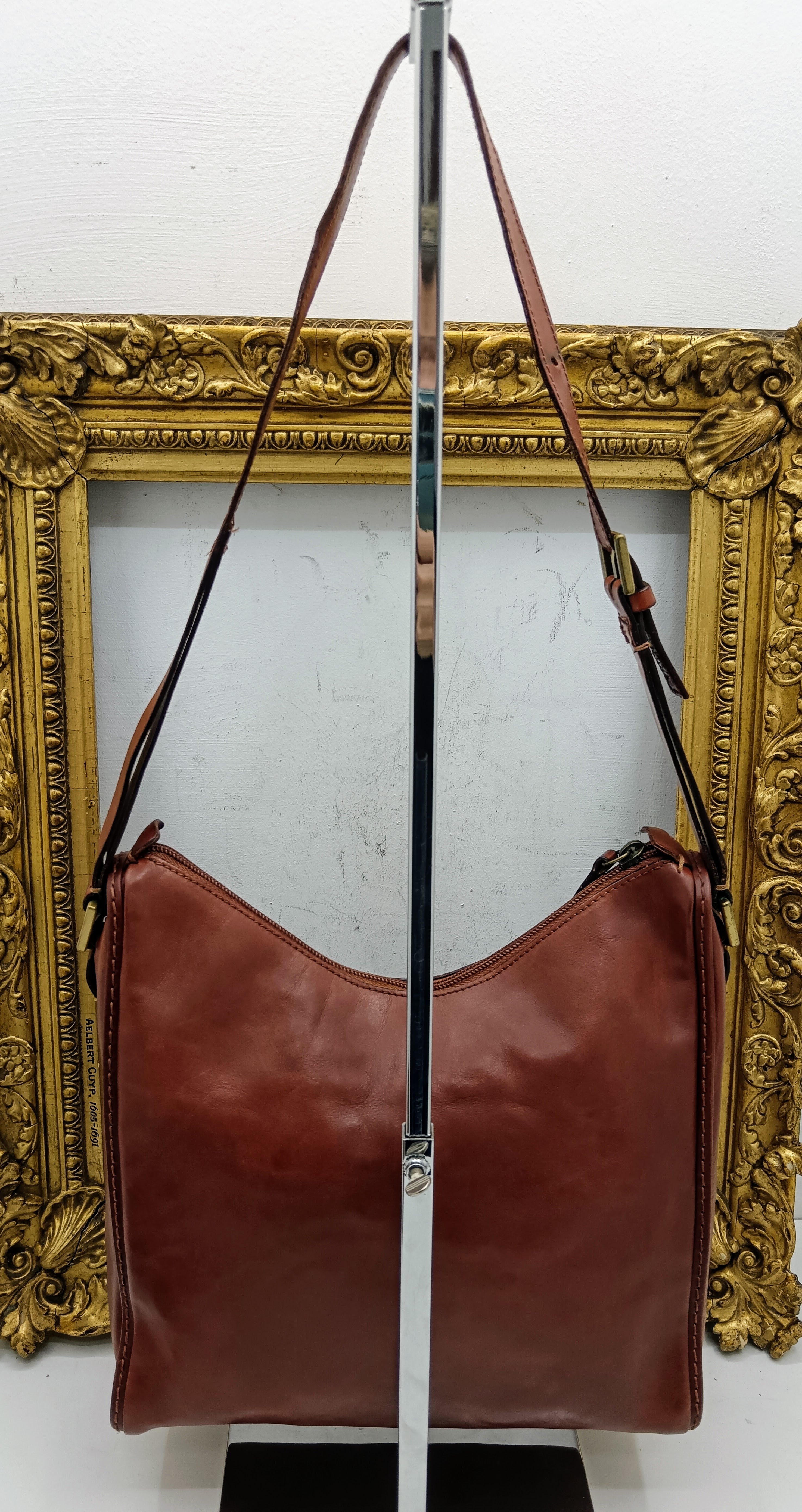 The Bridge – Tote Bag Hobo a Spalla Linea Story Pelle Marrone