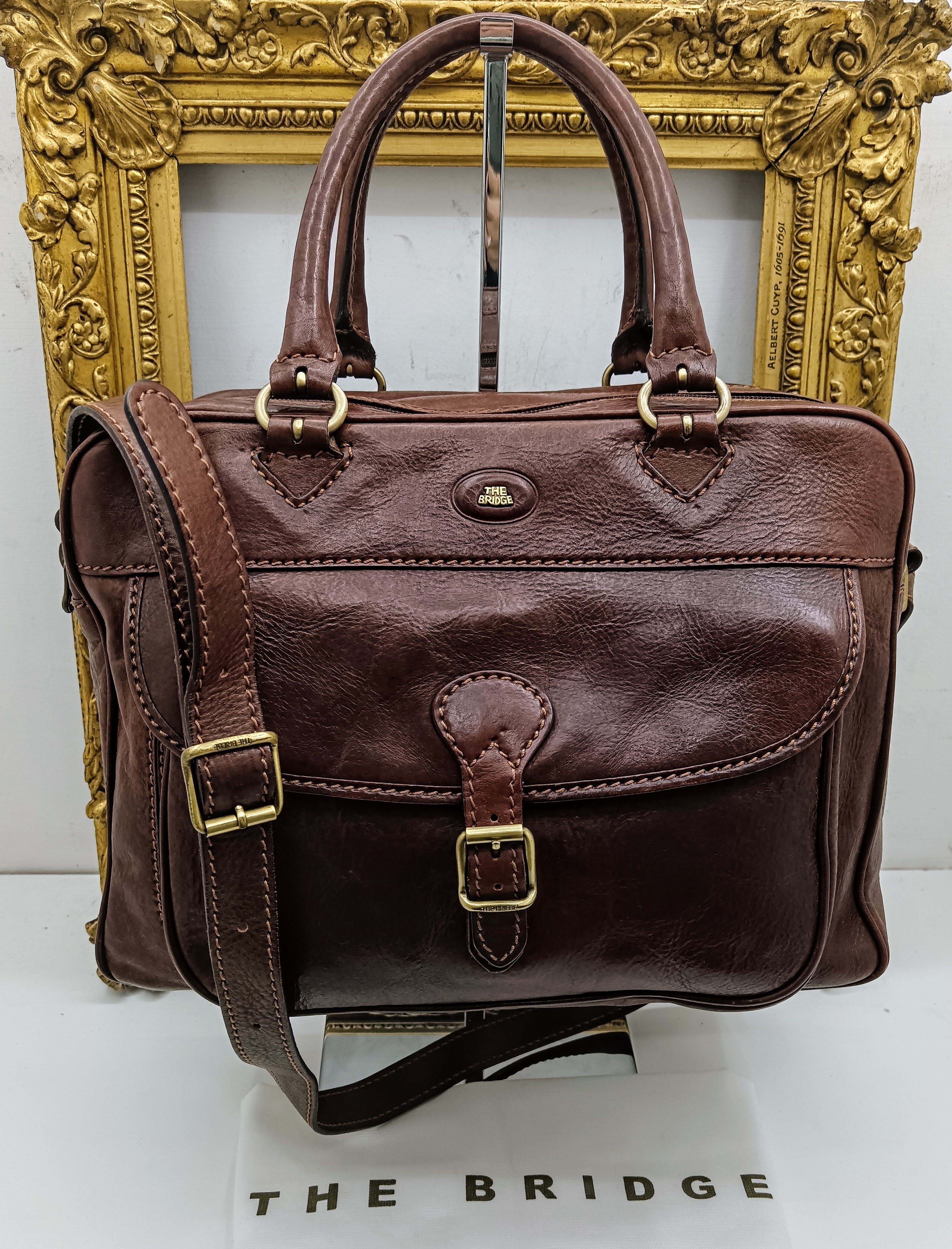 The Bridge – Postina Borsa Viaggio Camera Bag Doppia Messenger Pilotina Story Vintage