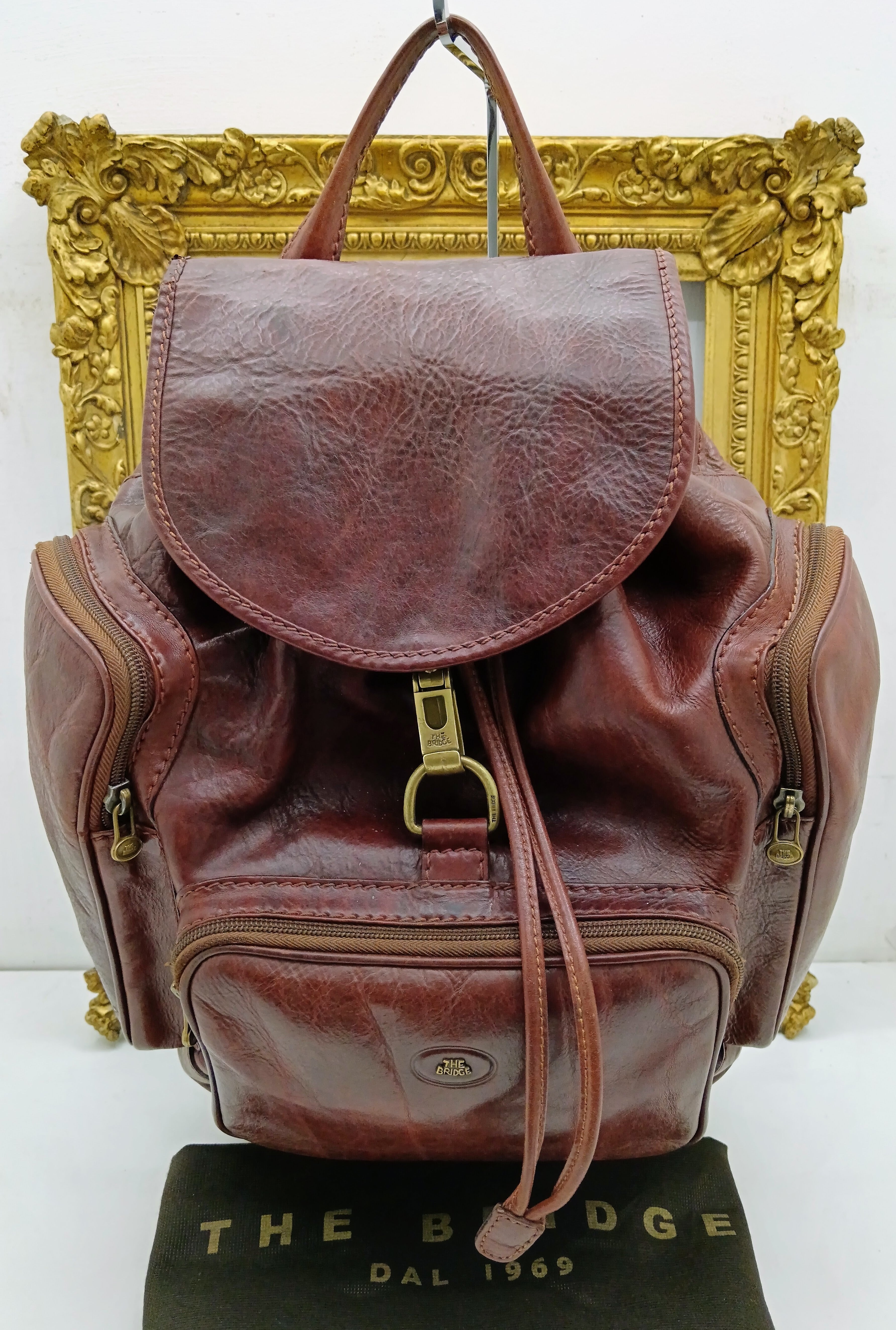 The Bridge – Zaino Linea Story Pelle Marrone Misura Grande