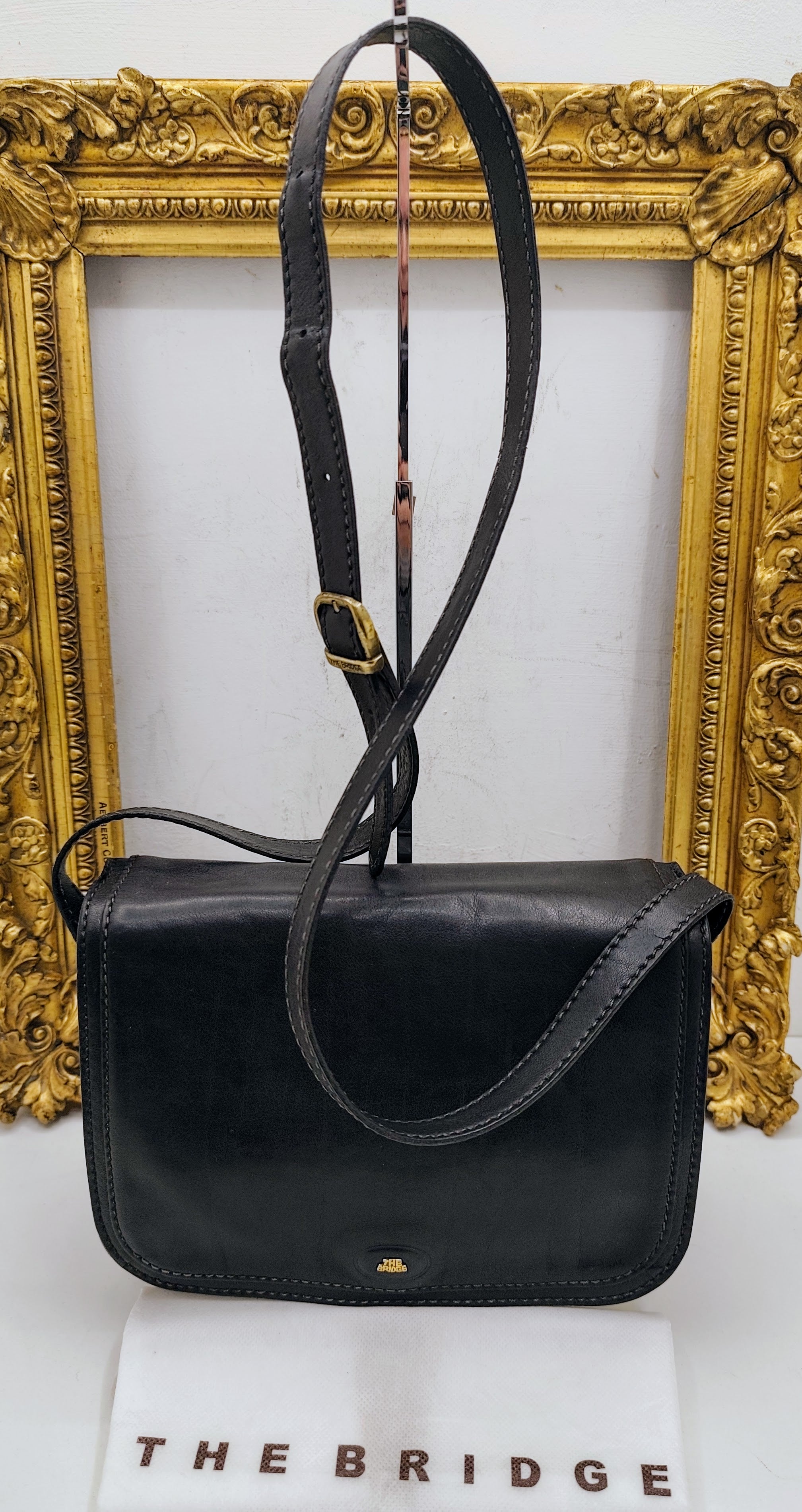 The Bridge – Postina Camera Bag Pelle Nera Linea Story