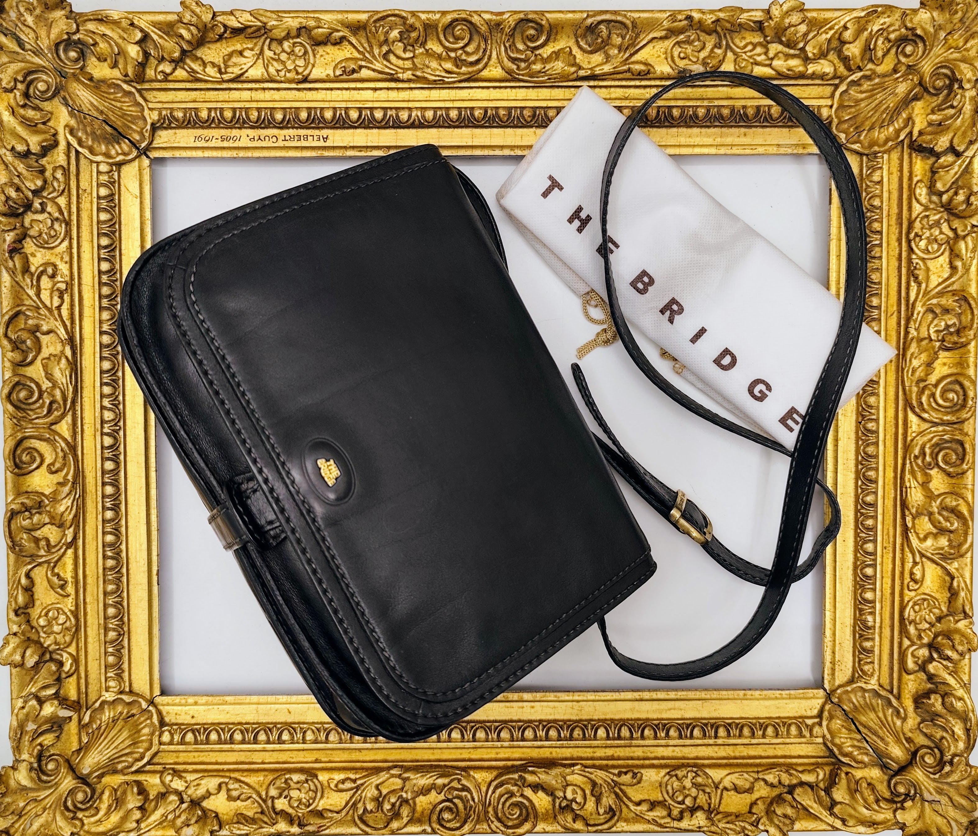 The Bridge – Postina Camera Bag Pelle Nera Linea Story