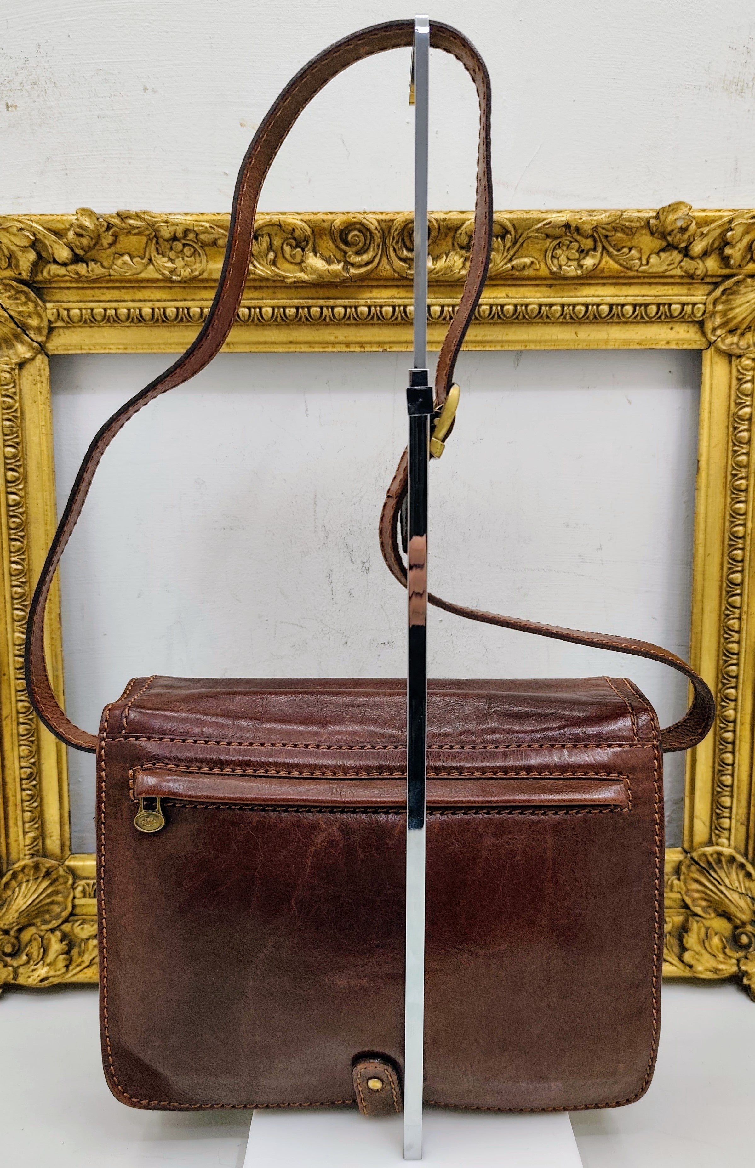 The Bridge – Postina Camera Bag tracolla Pelle Linea Story Vintage