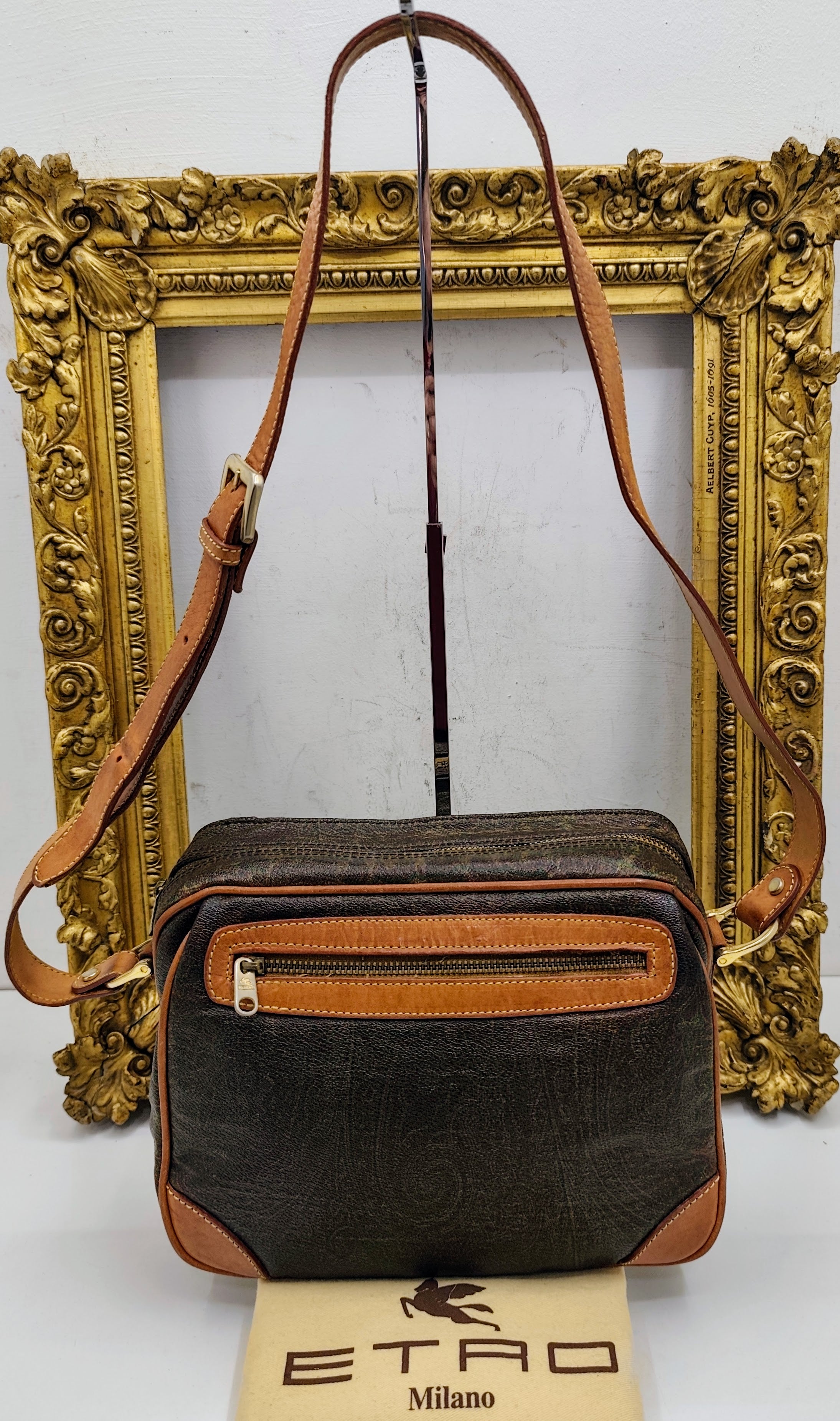 Etro - Camera Bag Postina Tracolla Canvas Paisley Jacquard Vintage