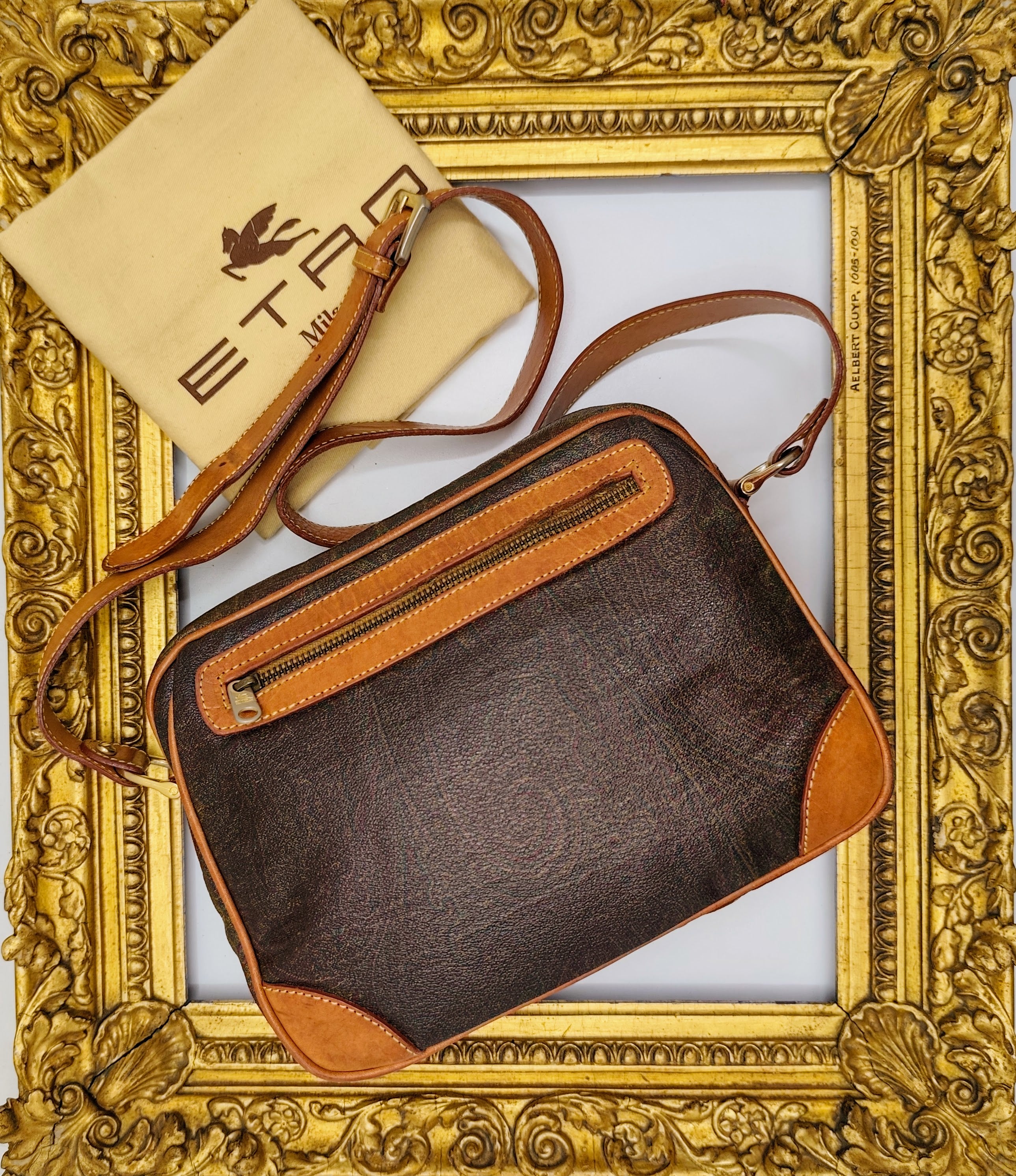Etro - Camera Bag Postina Tracolla Canvas Paisley Jacquard Vintage