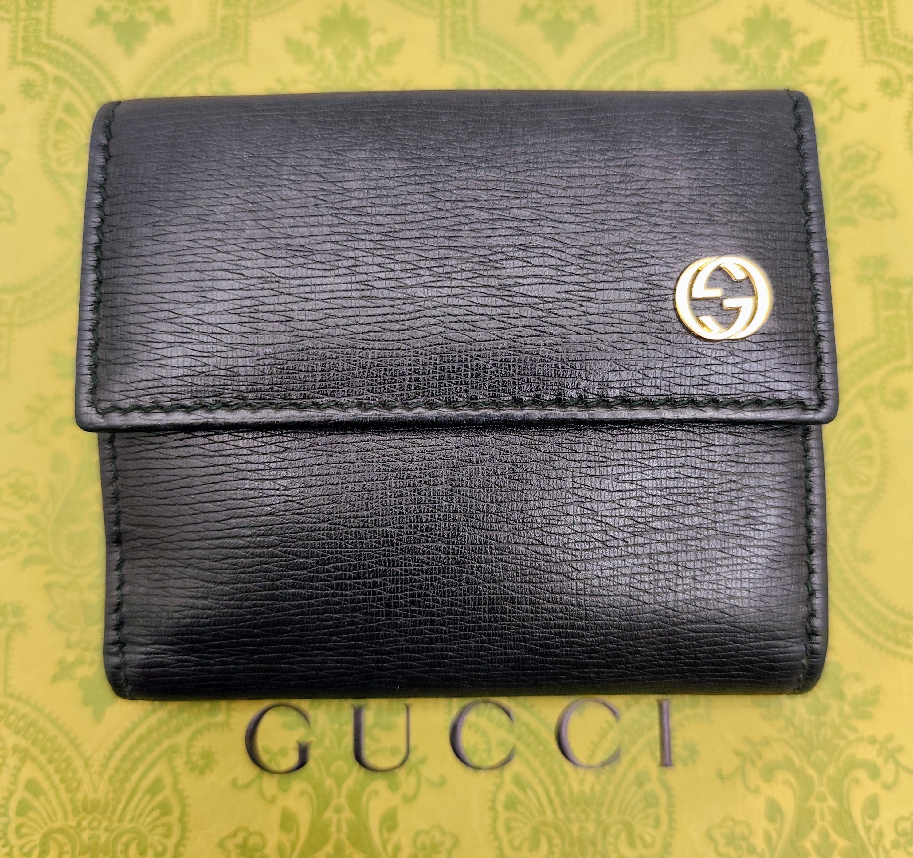 Gucci – Portafoglio Marmont Donna Compatto in Pelle Nera