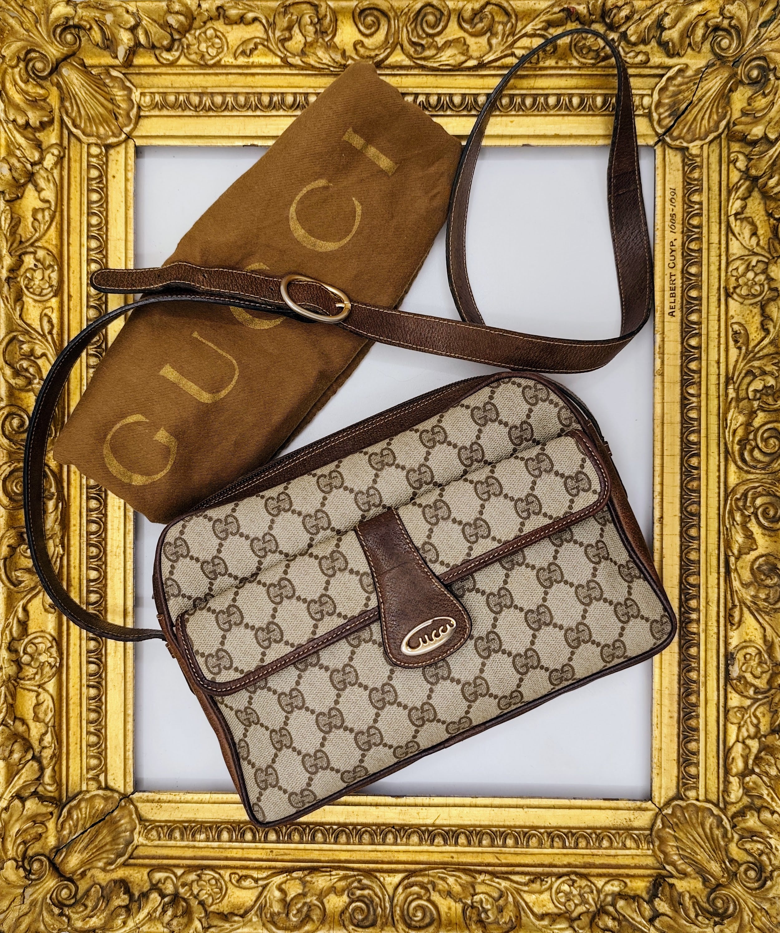 Gucci – Ophidia Camera Bag Postina Tracolla Canvas “GG” e Pelle Vintage