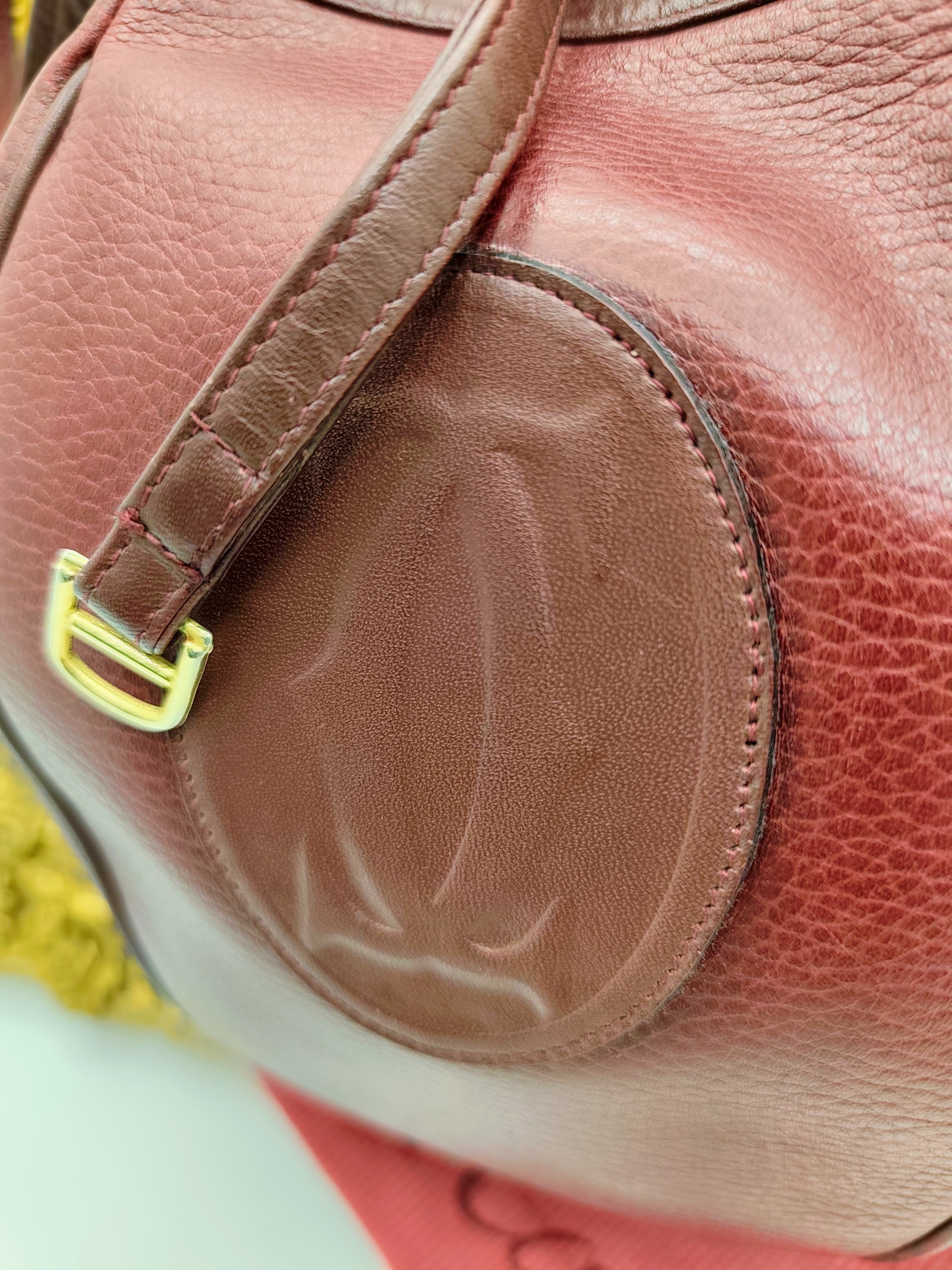 Cartier – Secchiello Bombato Pelle Doppia Bordeaux